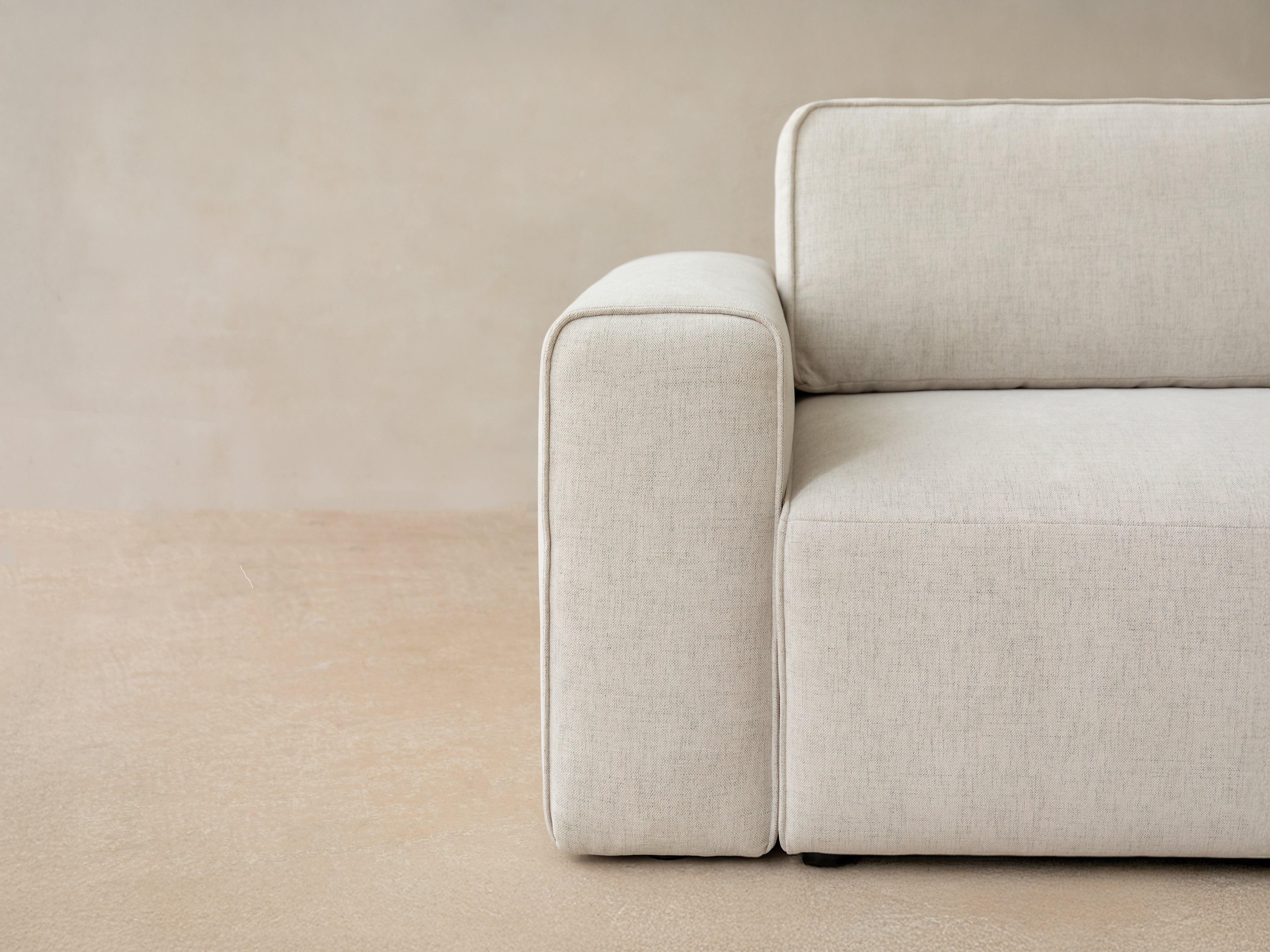 Samt-Ecksofa rechtsseitig 3-sitzig mit Schlaffunktion VICTOR in Marineblau