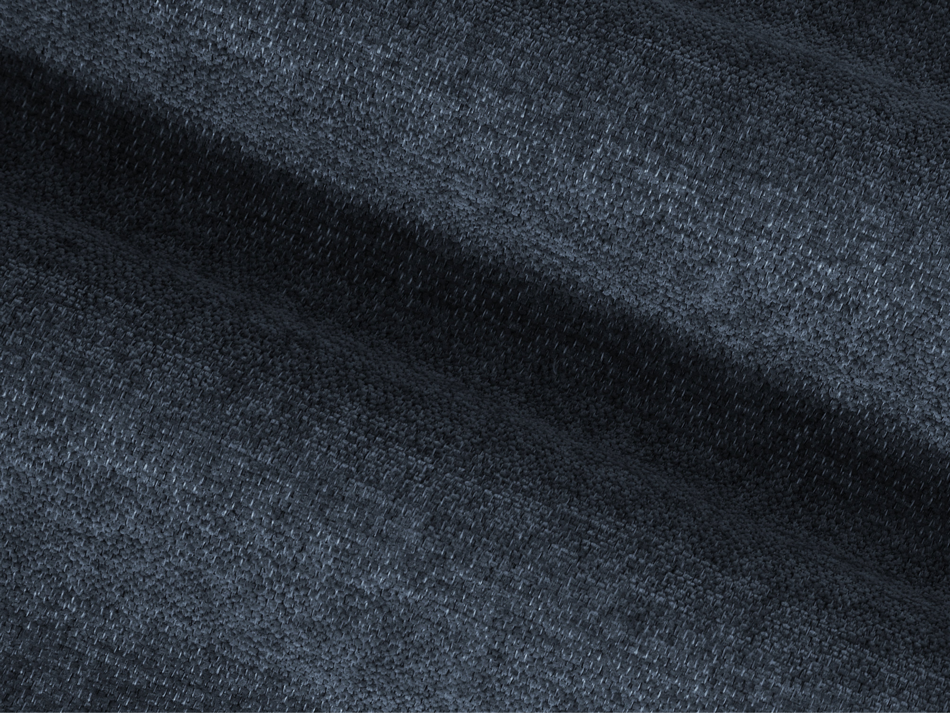Right-facing corner sofa bed PUMA dark blue