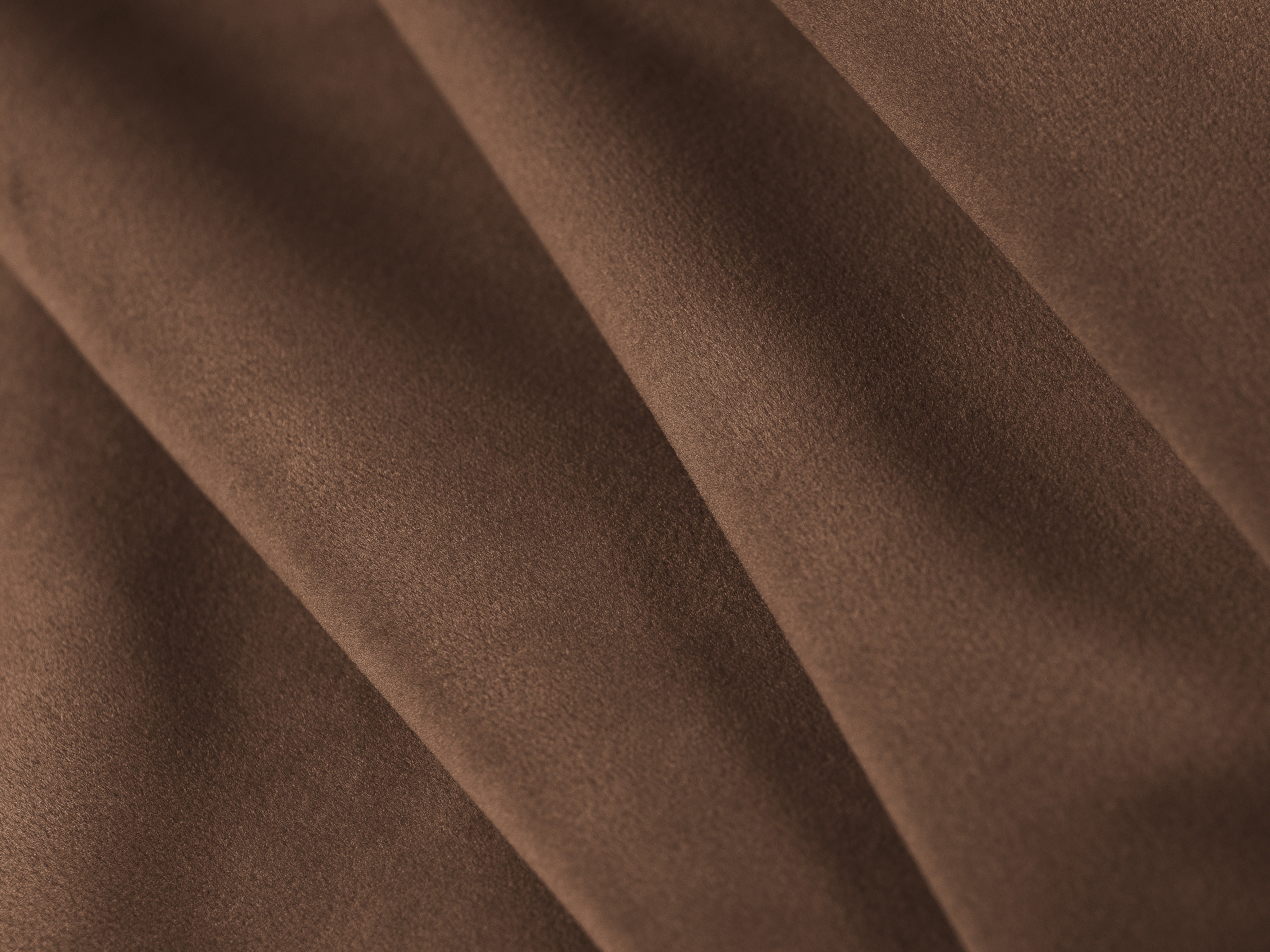 Right-facing velvet corner sofa with sleeping function GLORIA chocolate