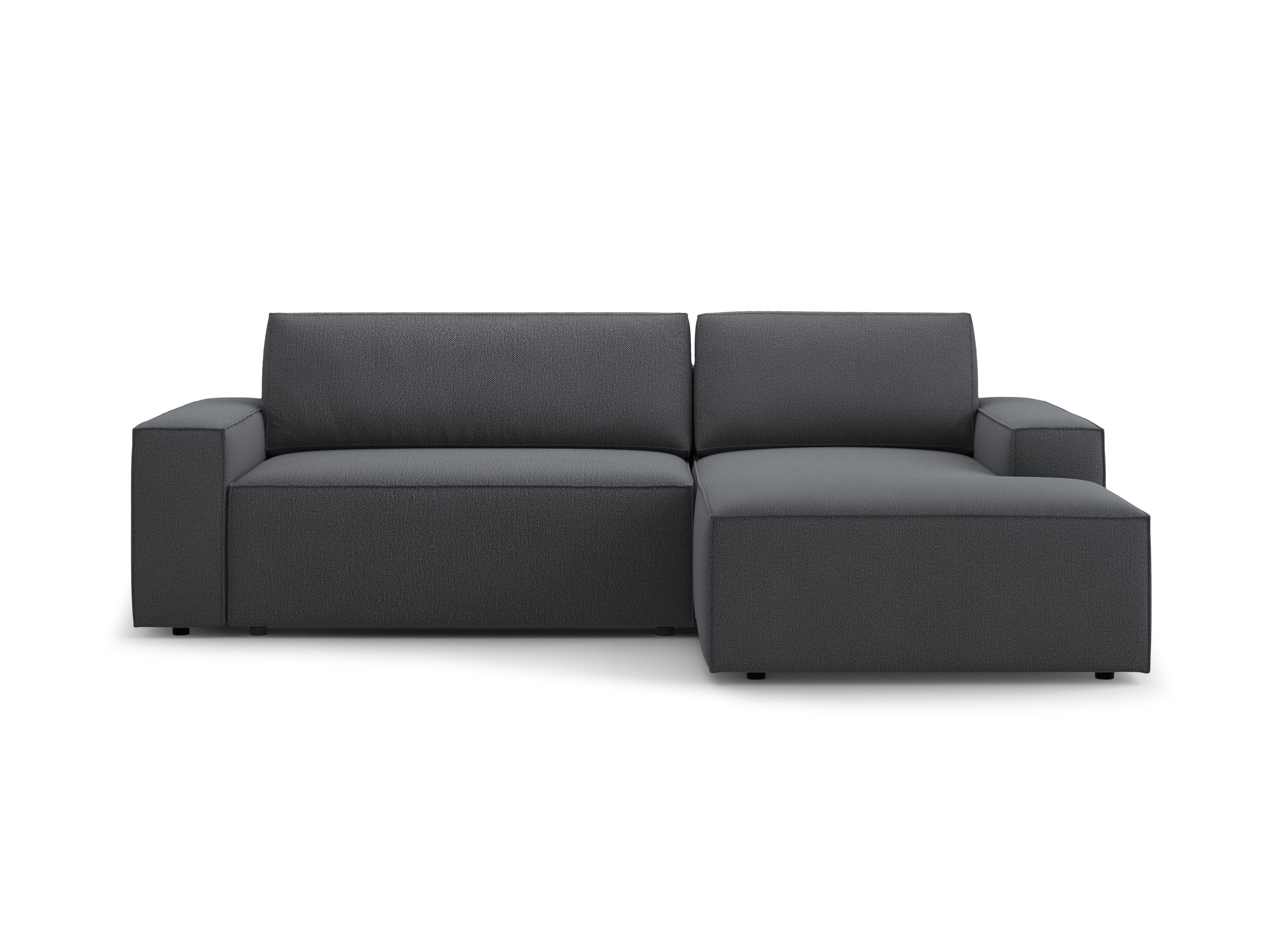Rechtsseitiges Schlafsofa JODIE dunkelgrau