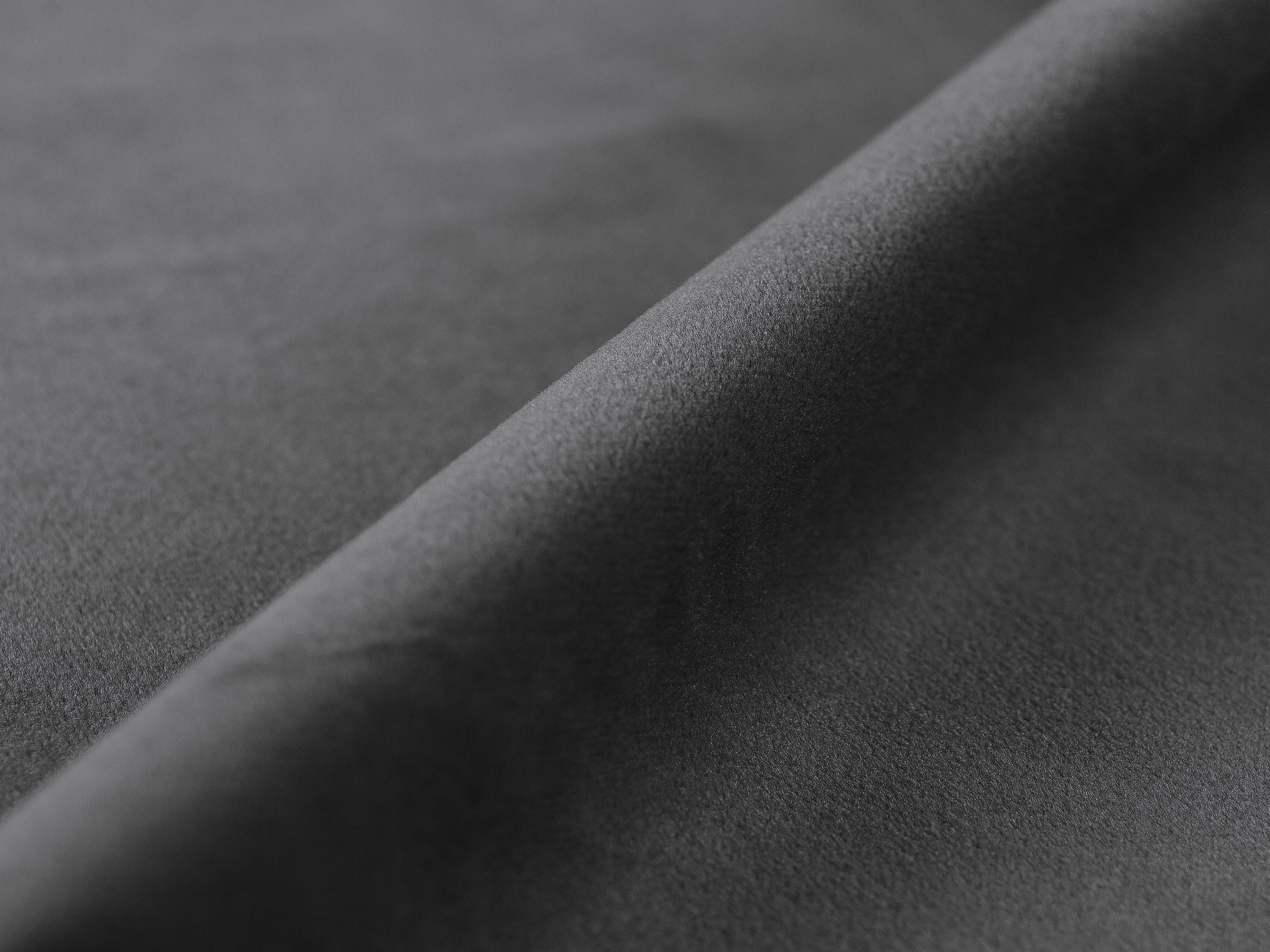 Right-facing velvet corner sofa for 3 people with sleeping function VICTOR gray