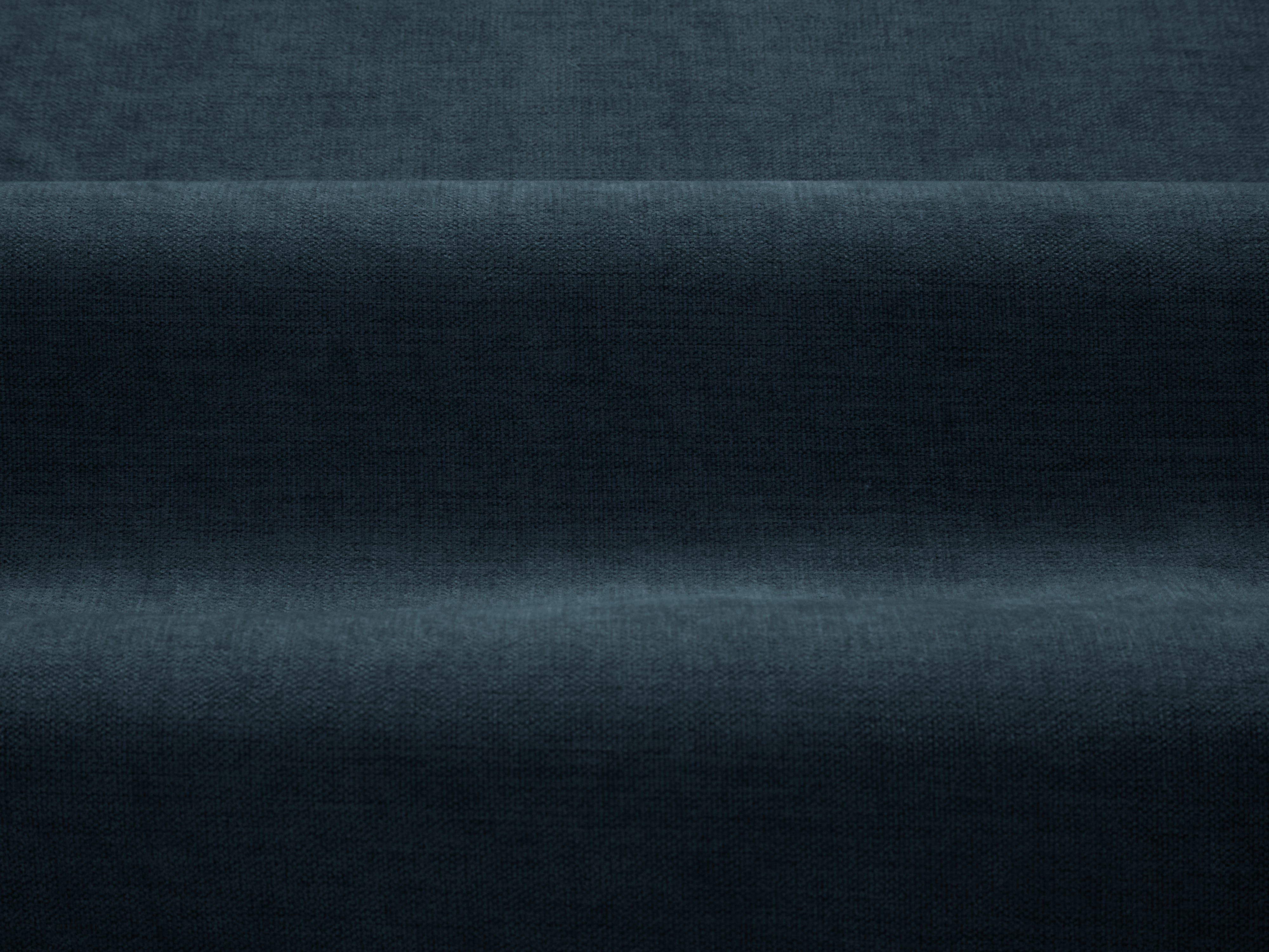 Right-hand corner sofa ADA sea blue chenille