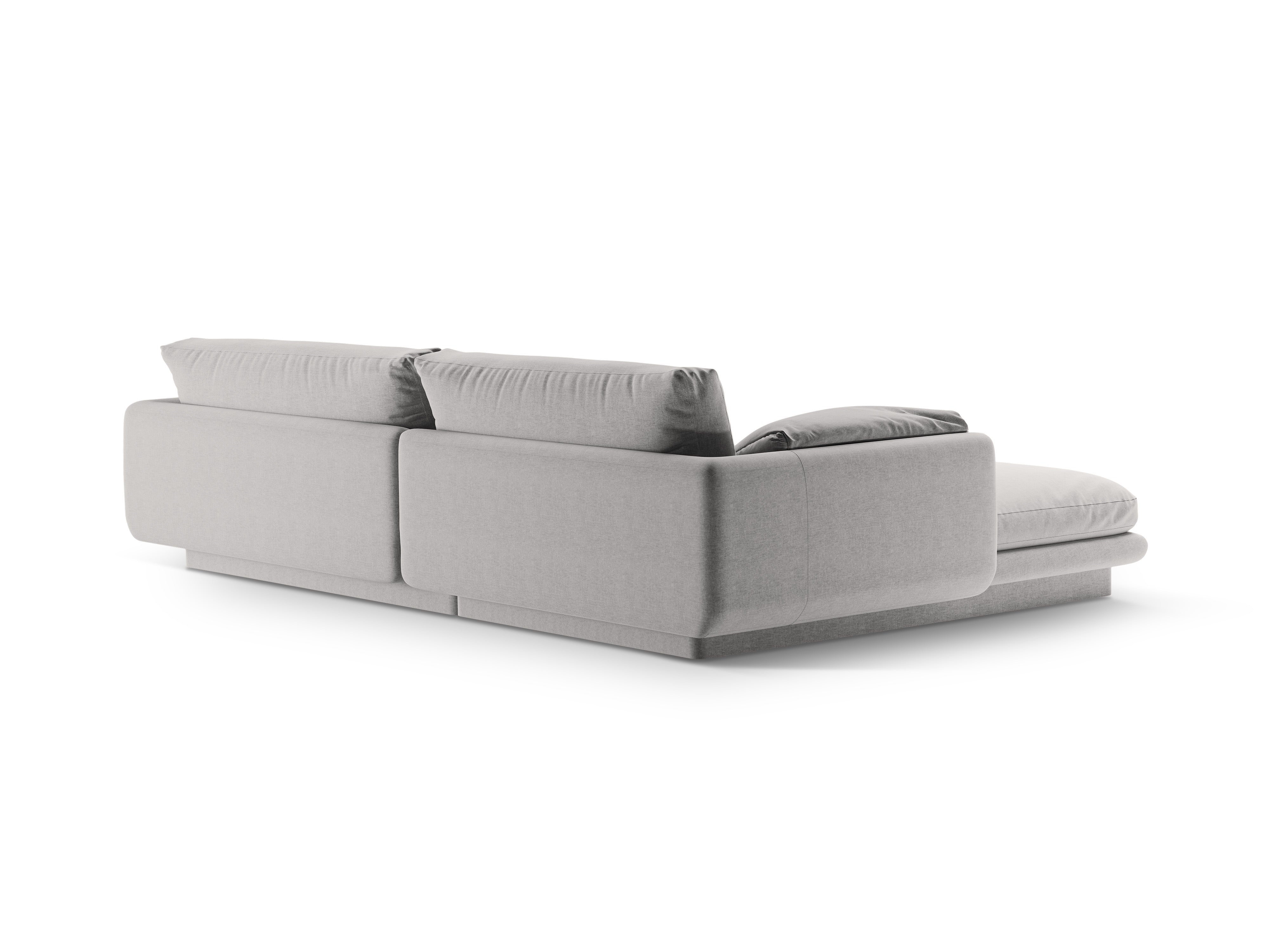 Right-sided corner of 4-person Torino light gray