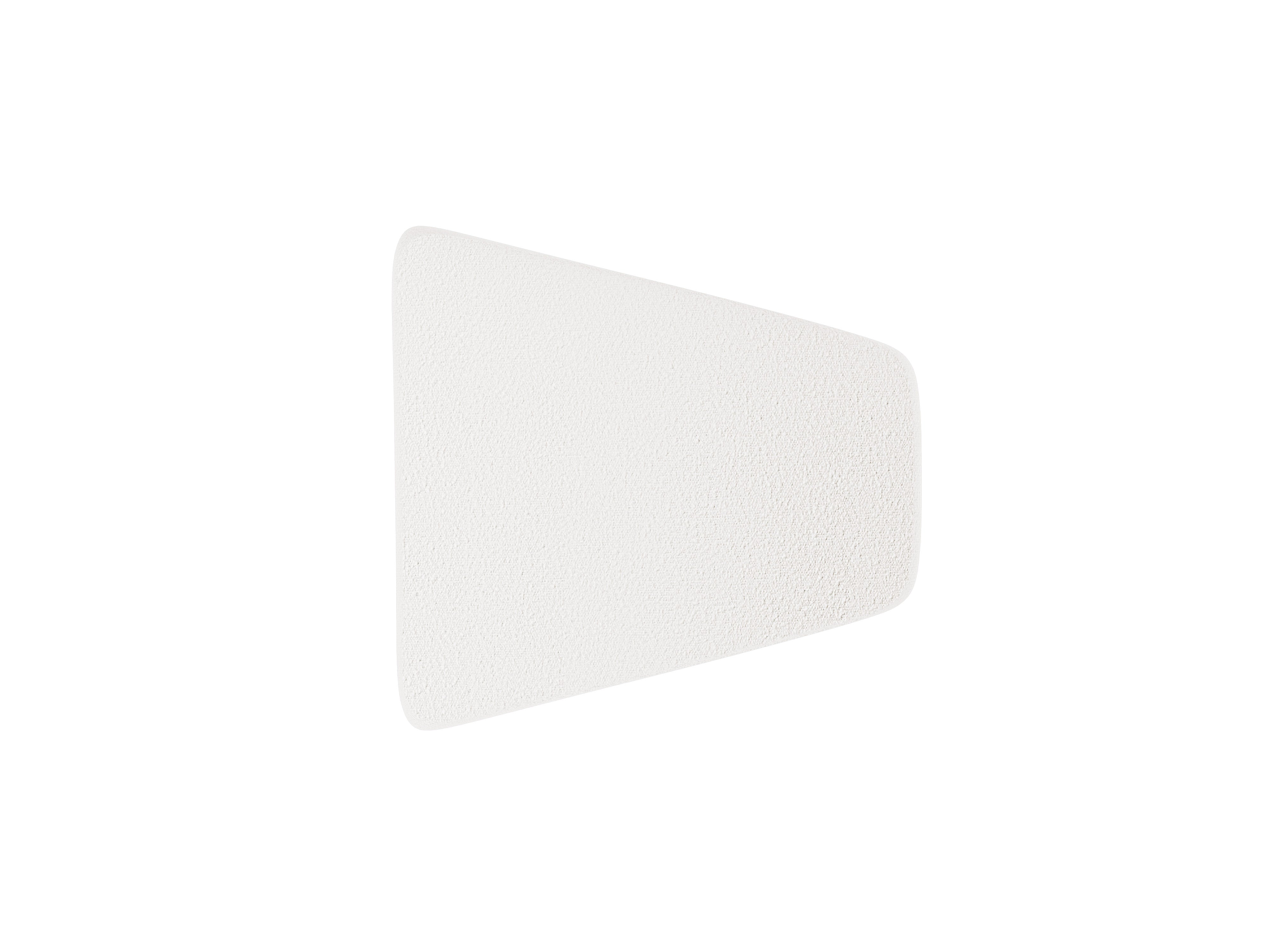 Pouf / Modul MILEY weiß Boucle