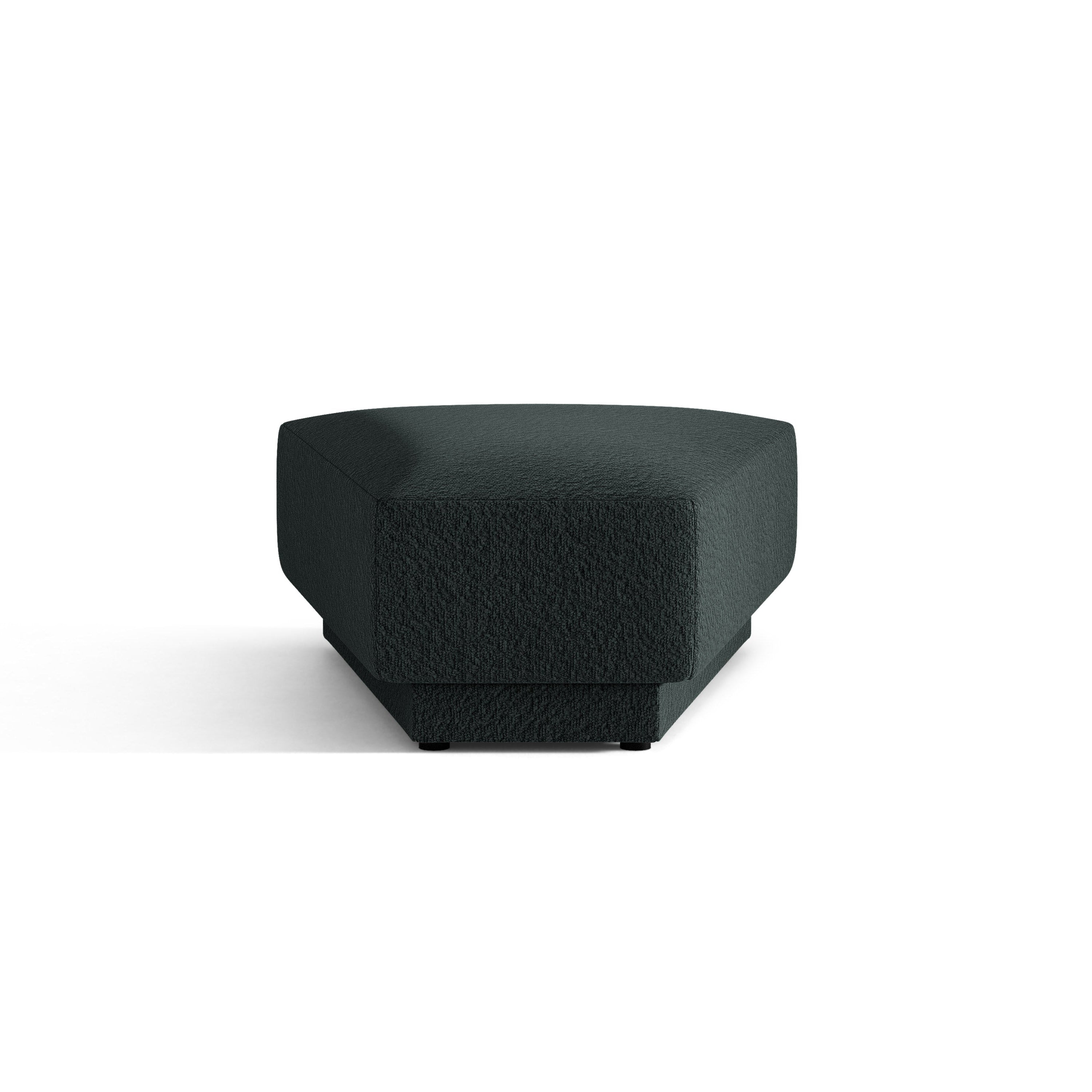 Pouf / Modul MILEY schwarzes Boucle