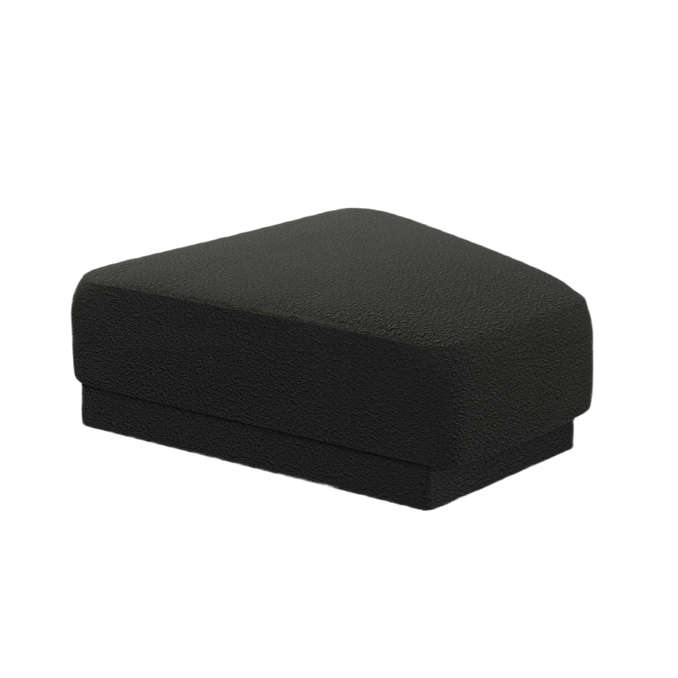 Pouf / Modul MILEY schwarzes Boucle