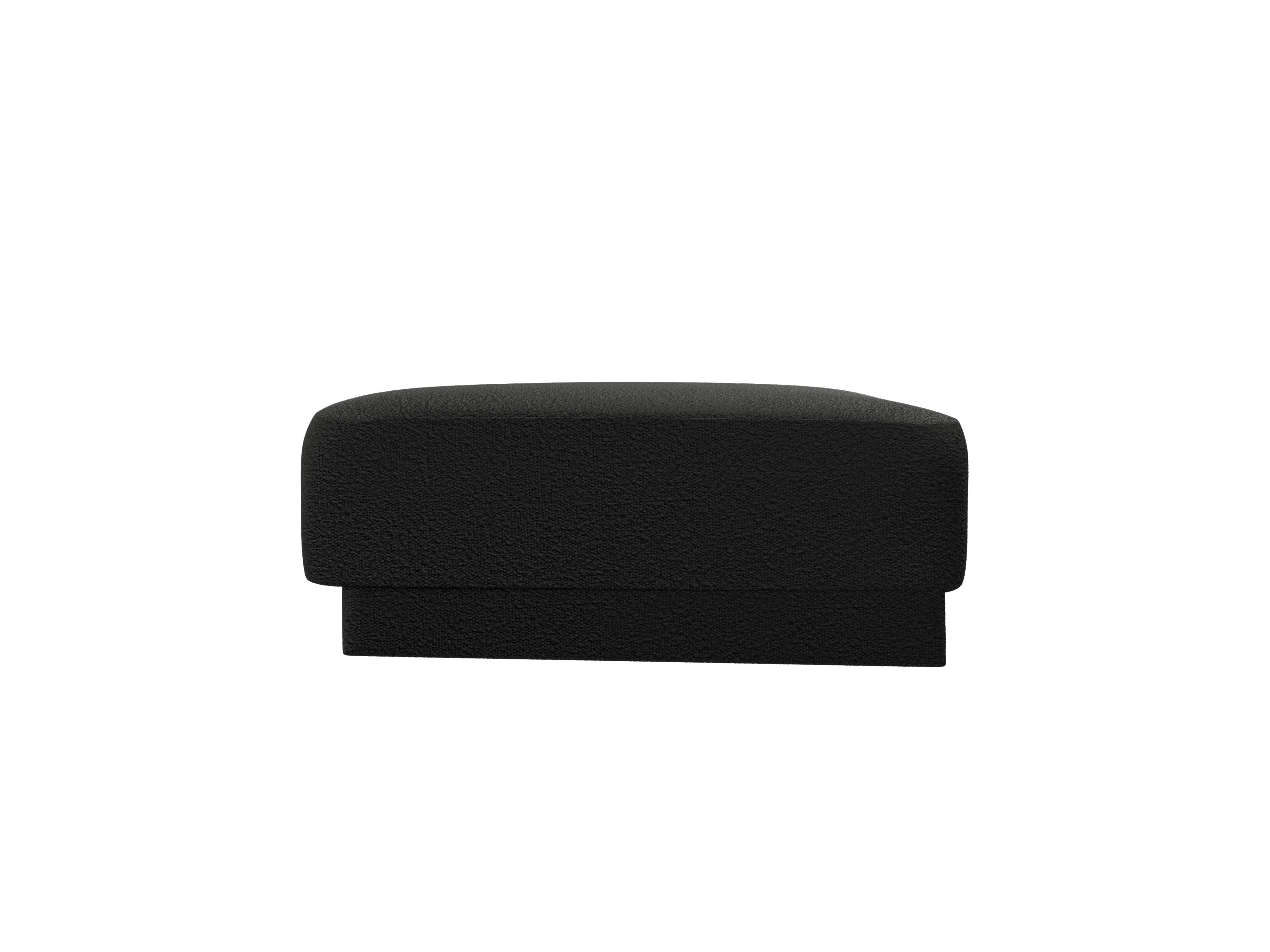 Pouf / Modul MILEY schwarzes Boucle
