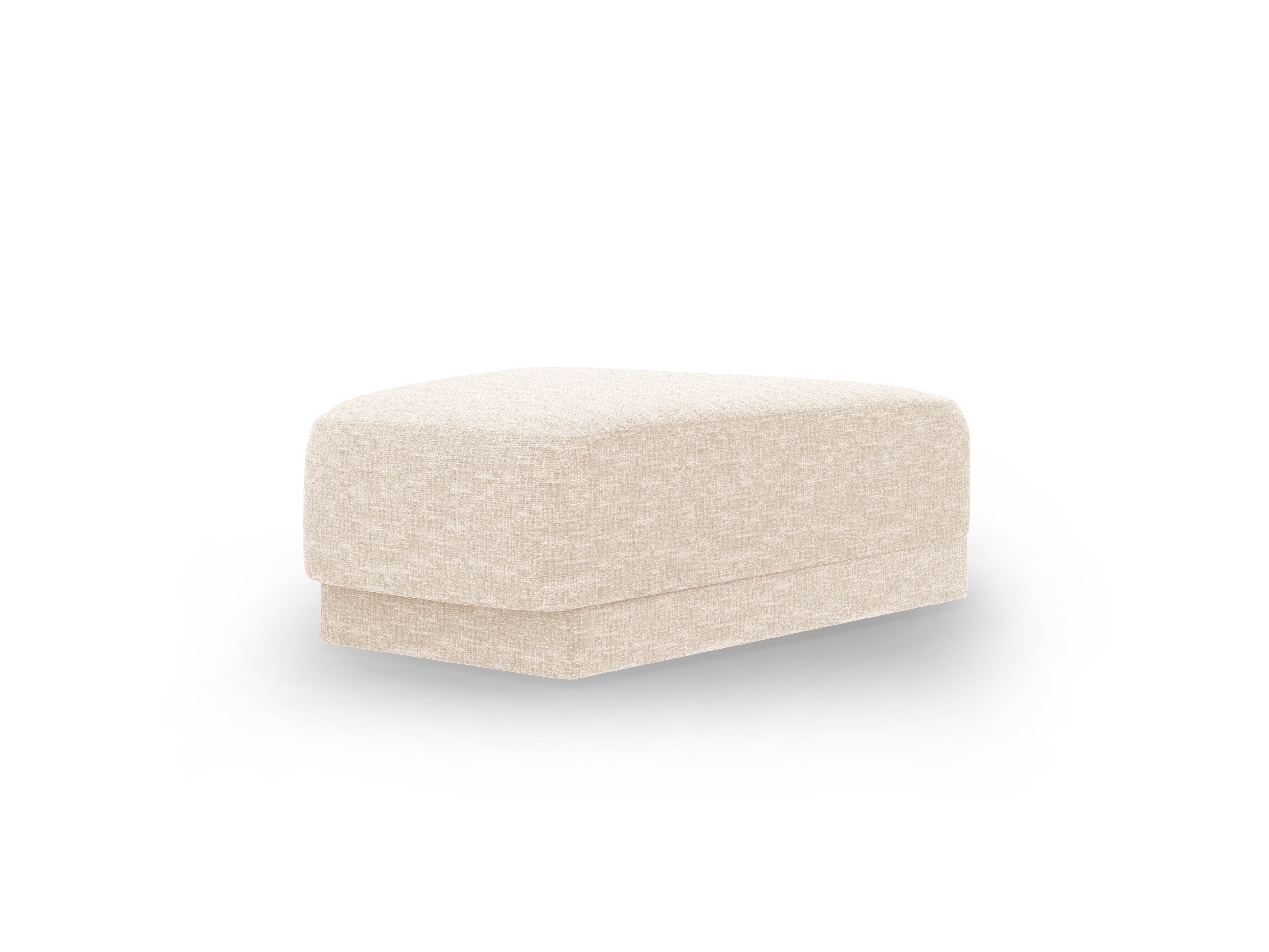 Pouf / Modul MILEY hellbeige Chenille seidig