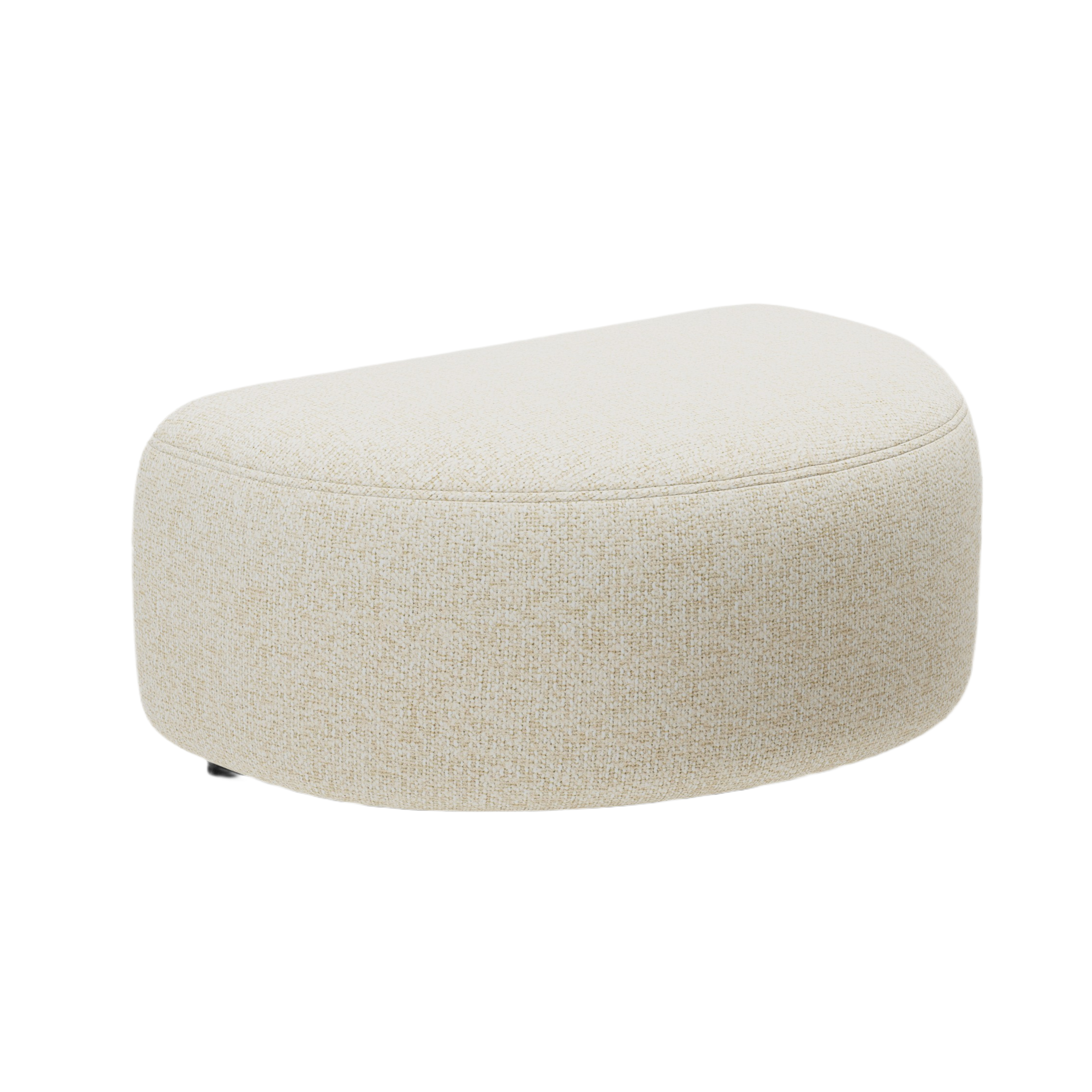 Puf KATE hellbeige Melange