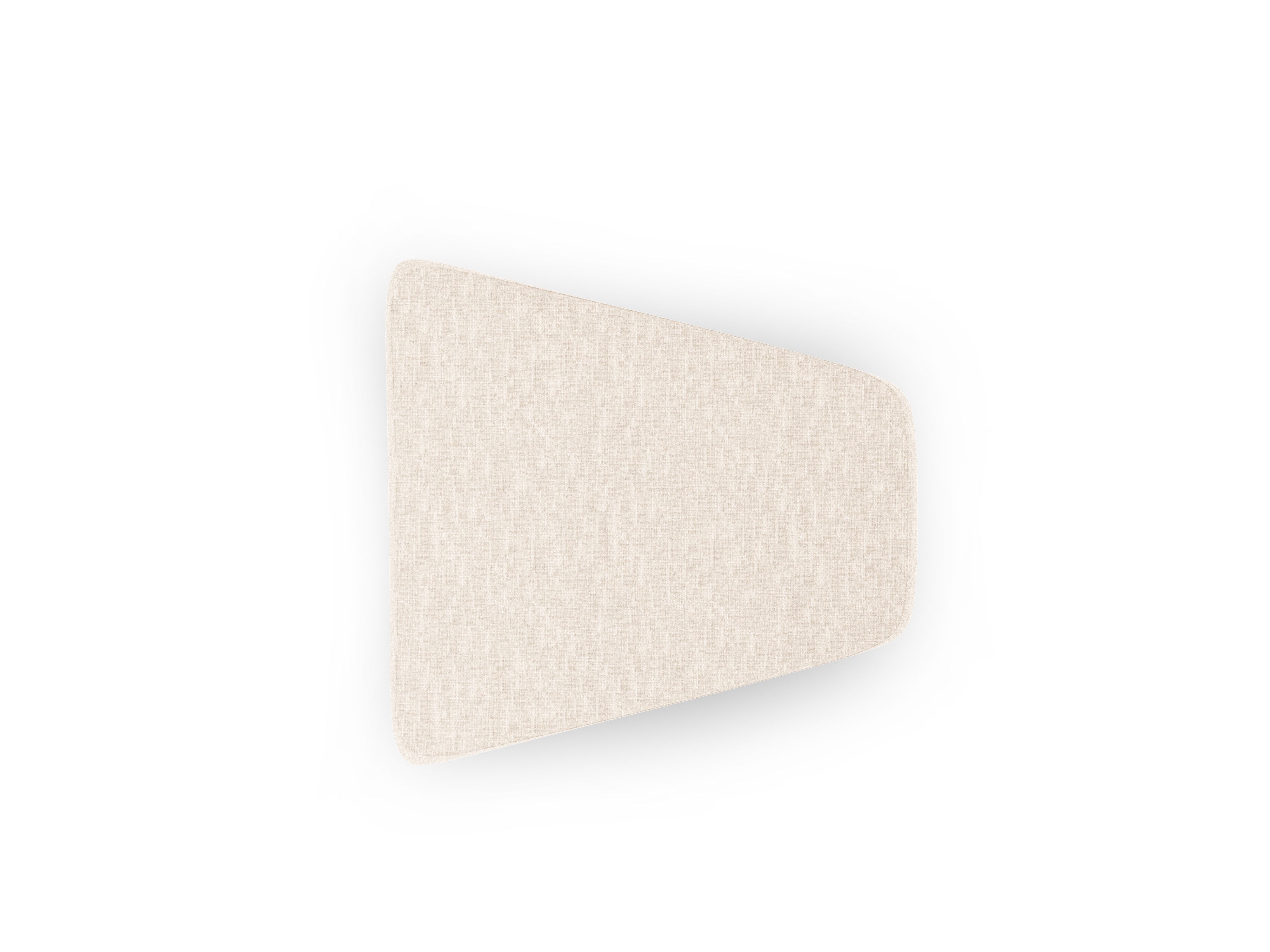 Pouf / Modul MILEY Elfenbein Chenille