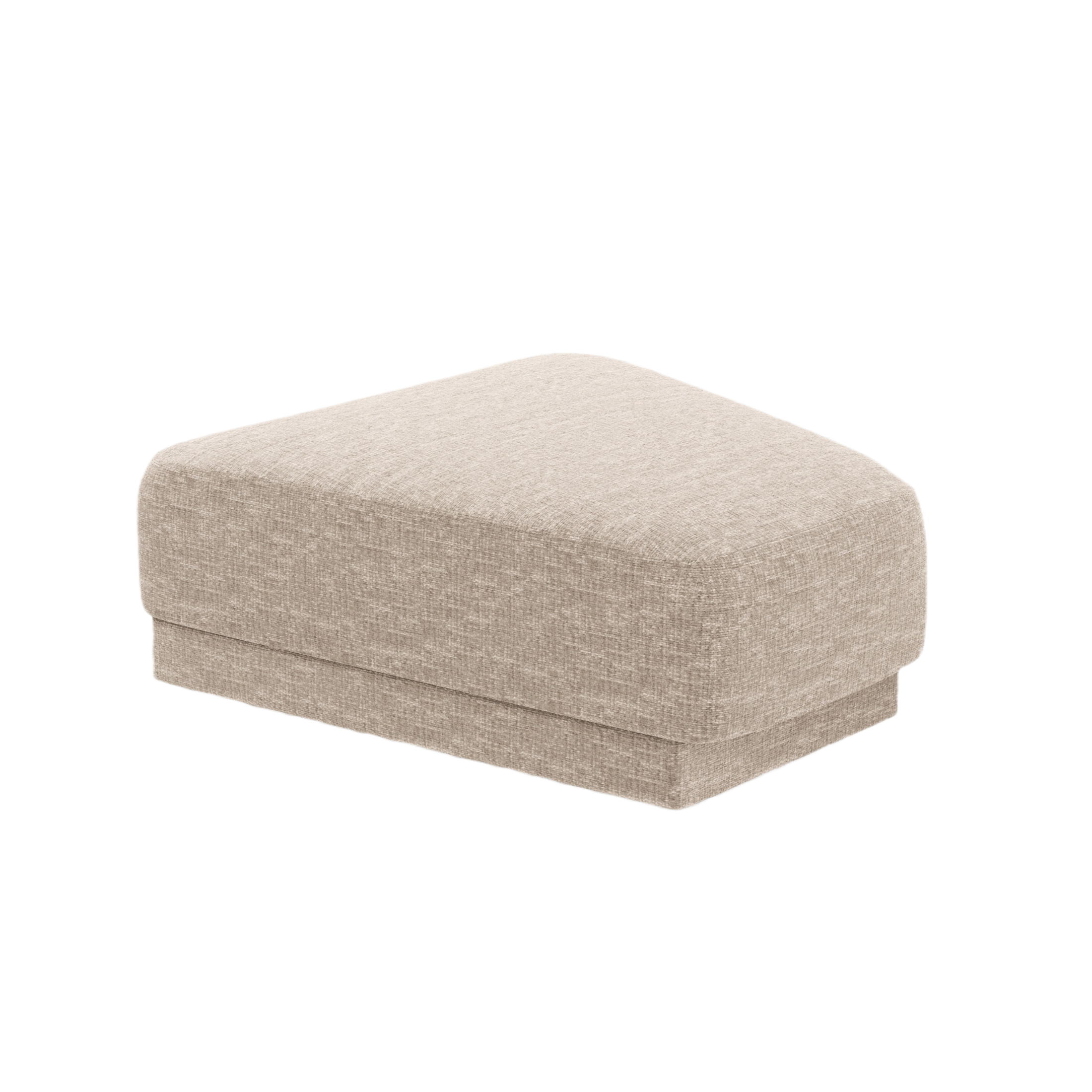 Pouf / Modul MILEY beige Chenille