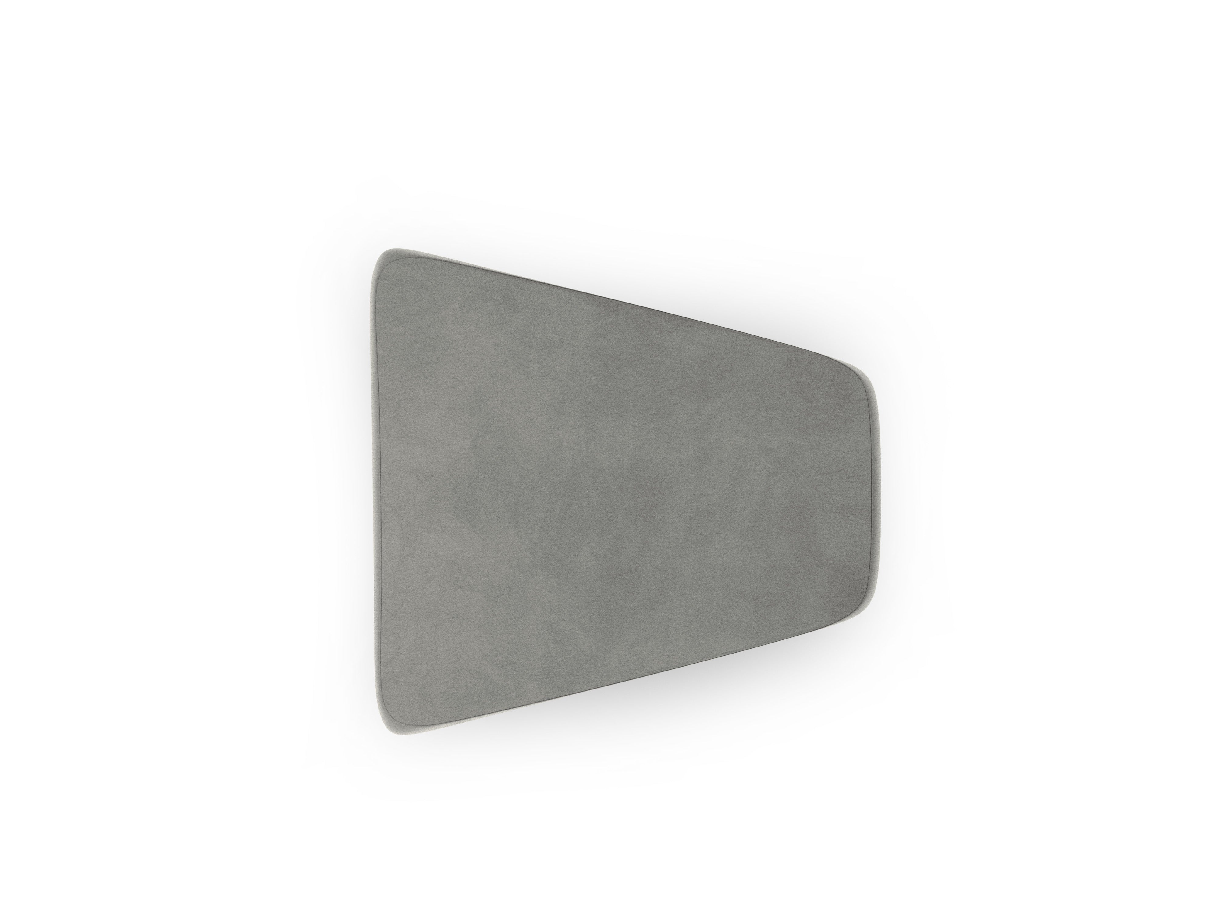 Pouf / Samtmodul MILEY hellgrau