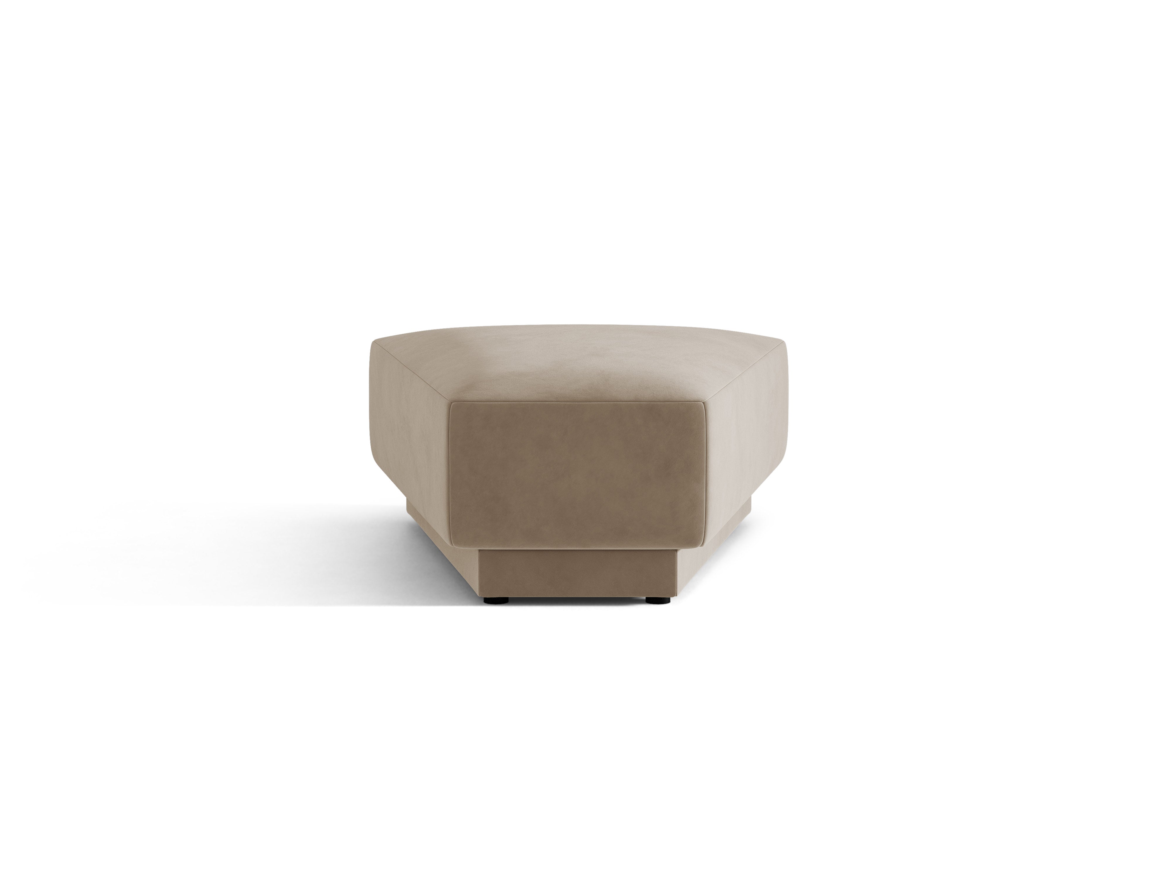 Pouf / Samtmodul MILEY cappuccino