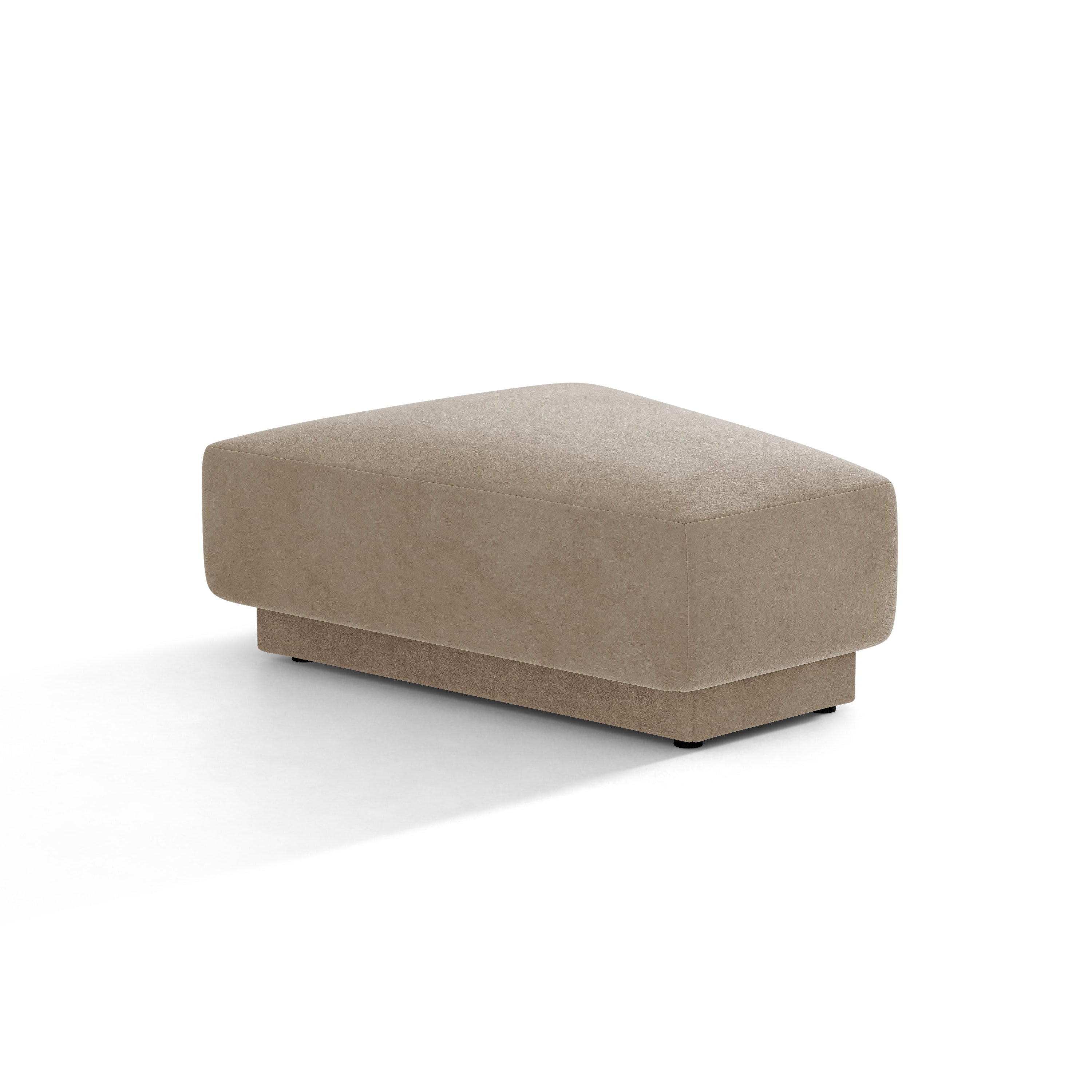 Pouf / Samtmodul MILEY cappuccino