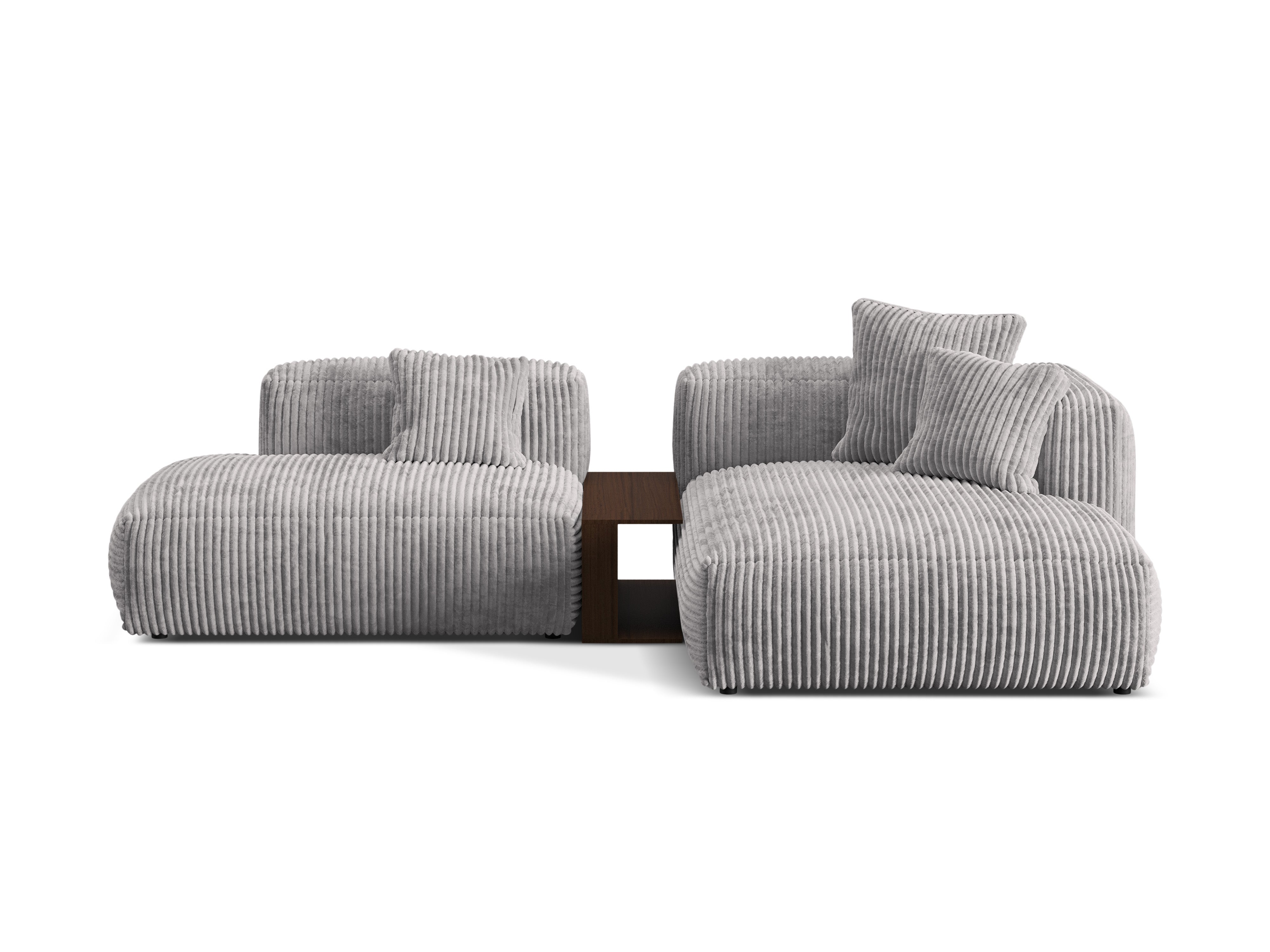 Right -sided corner with Martin Jasnoszary Cordurian table