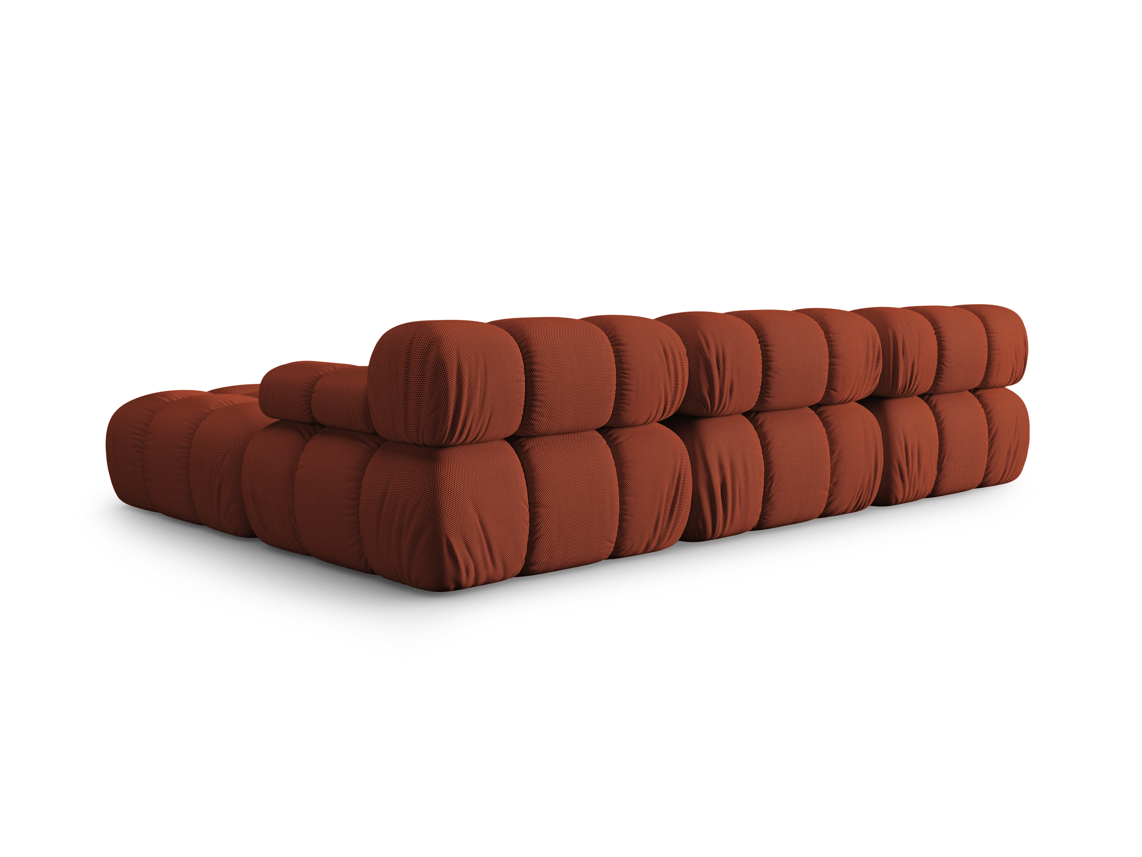 Universelle Eckcouch BELLIS aus 3D Ziegeltuch