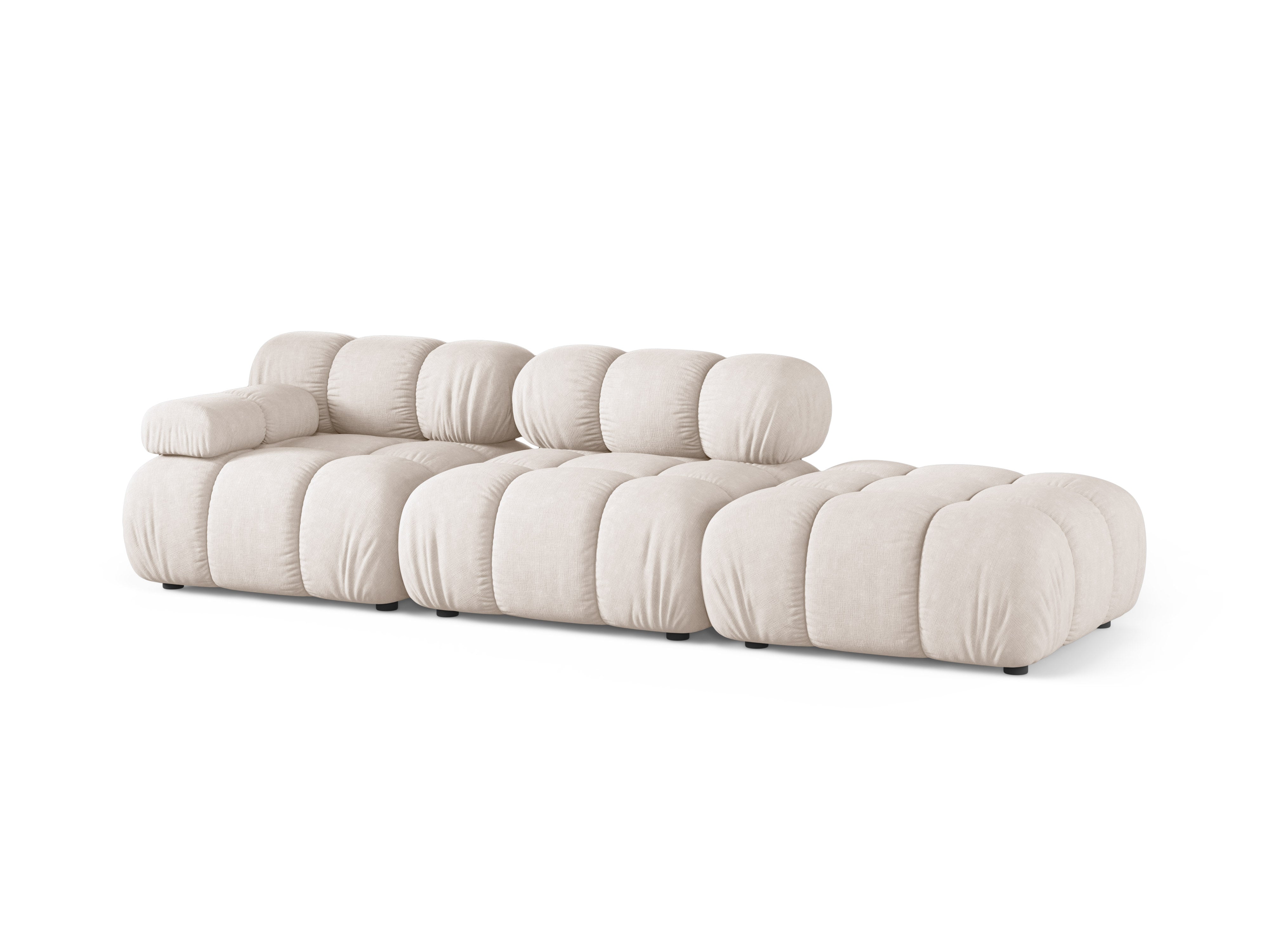 Modulares offenes Sofa BELLIS rechtsseitig in Beige