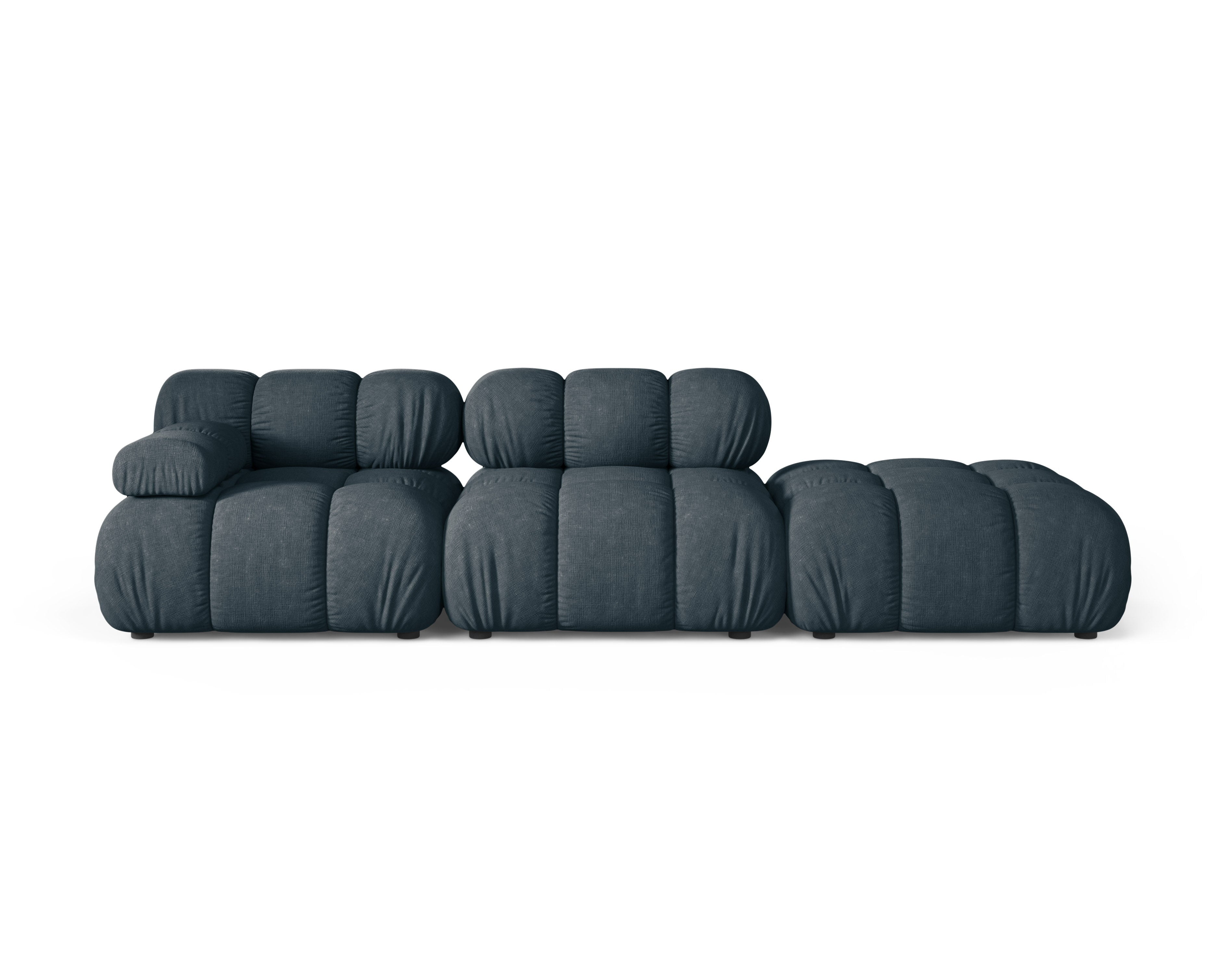 Modulares Sofa mit offener rechter Seite BELLIS in tiefem Petrol