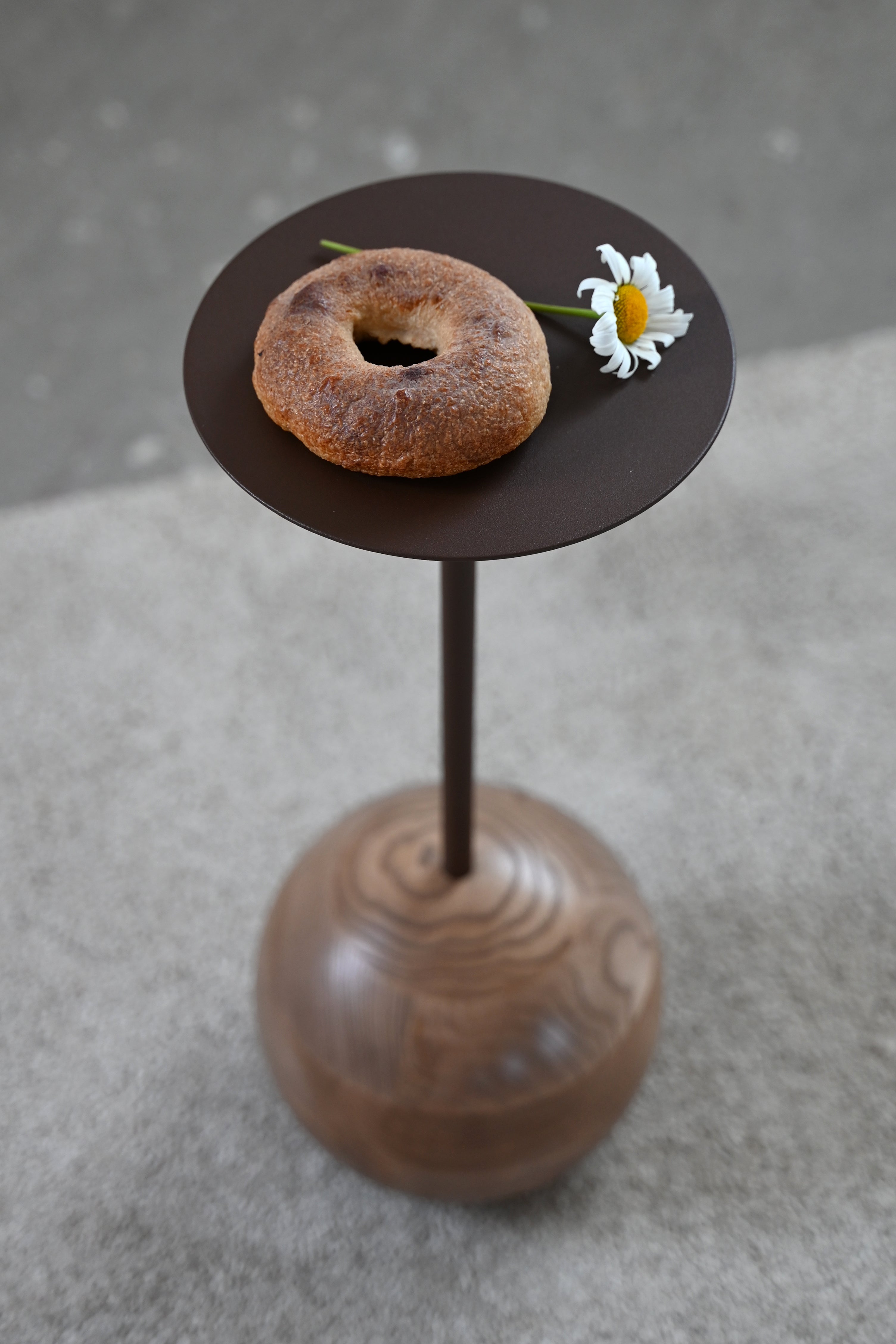Kaffeetisch MINI SU aus Holz und Stahl