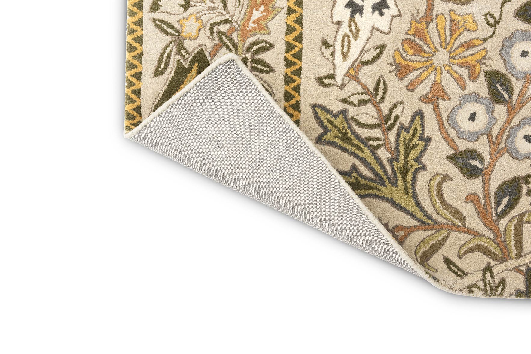 Teppich WILHELMINA LEINEN SENF beige
