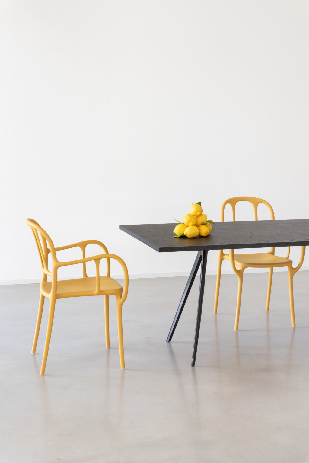 MILA white outdoor chair