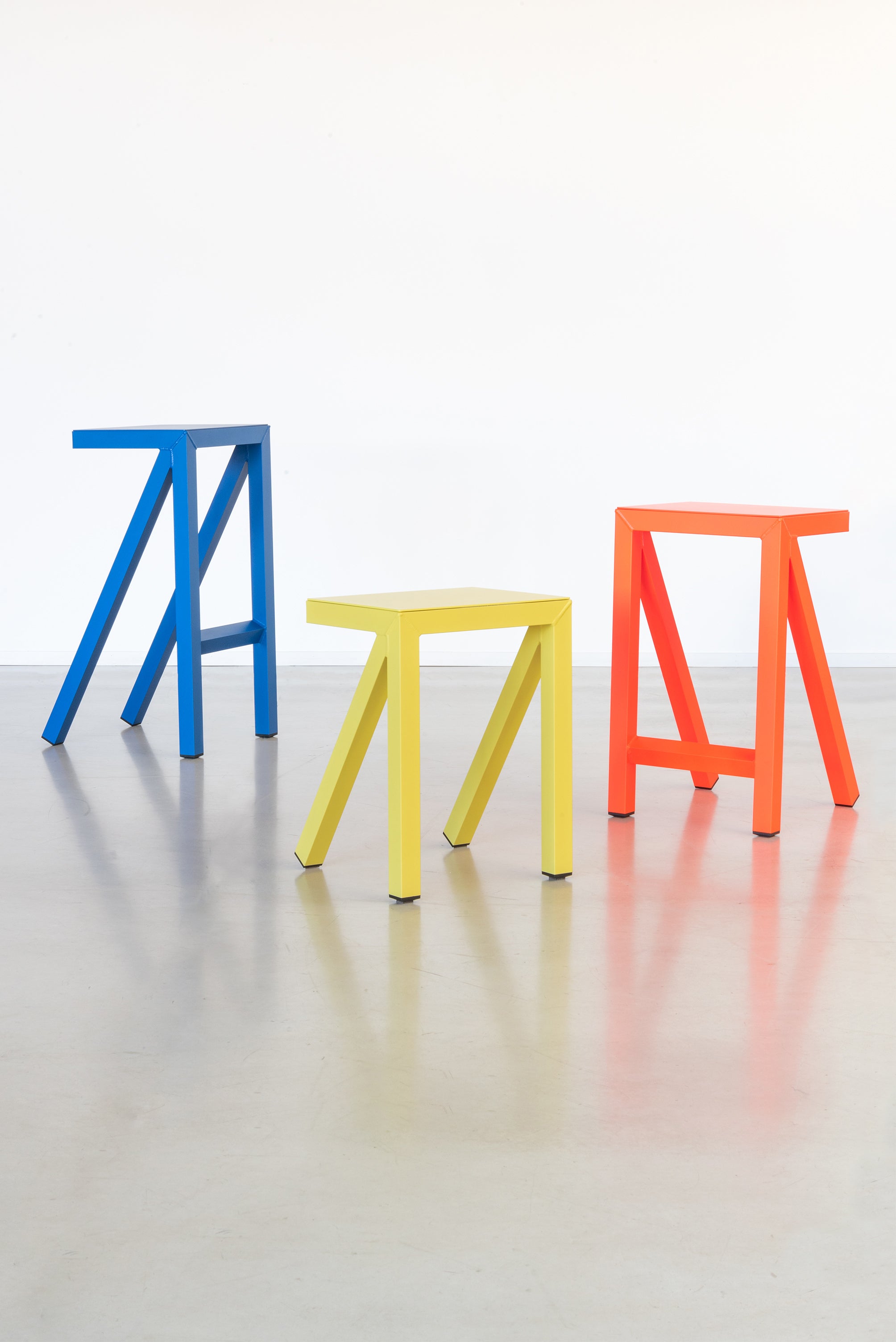 BUREAURAMA stool yellow