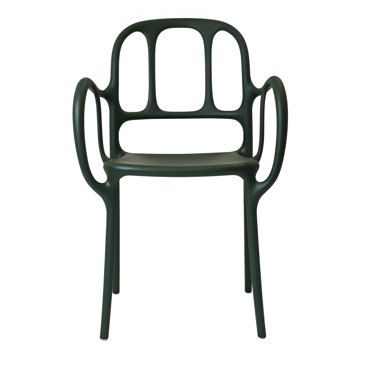MILA outdoor chair dark green