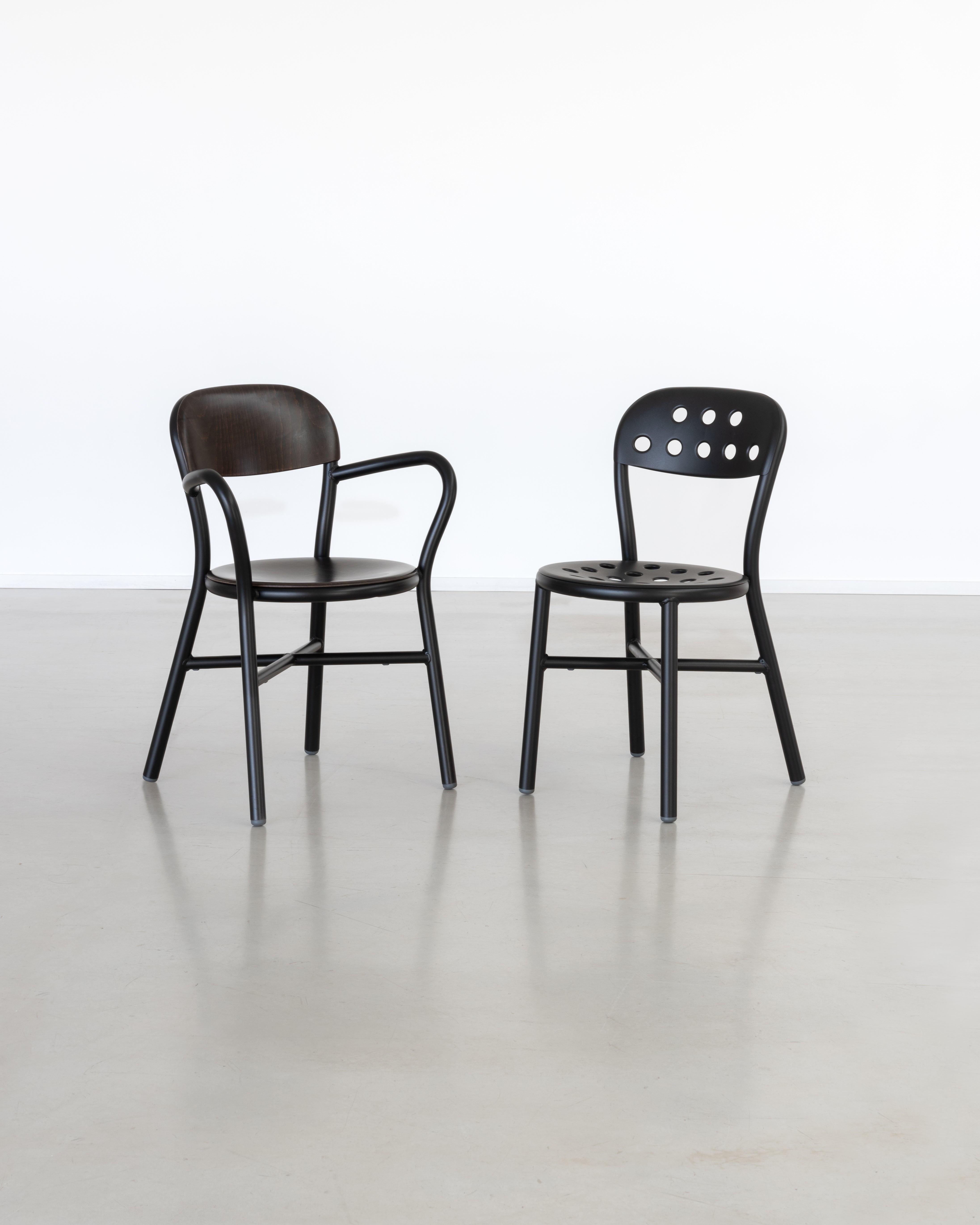 PIPE Outdoor-Stuhl weiß