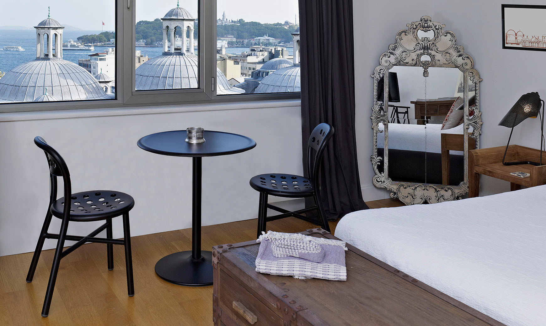 PIPE Outdoor-Stuhl weiß