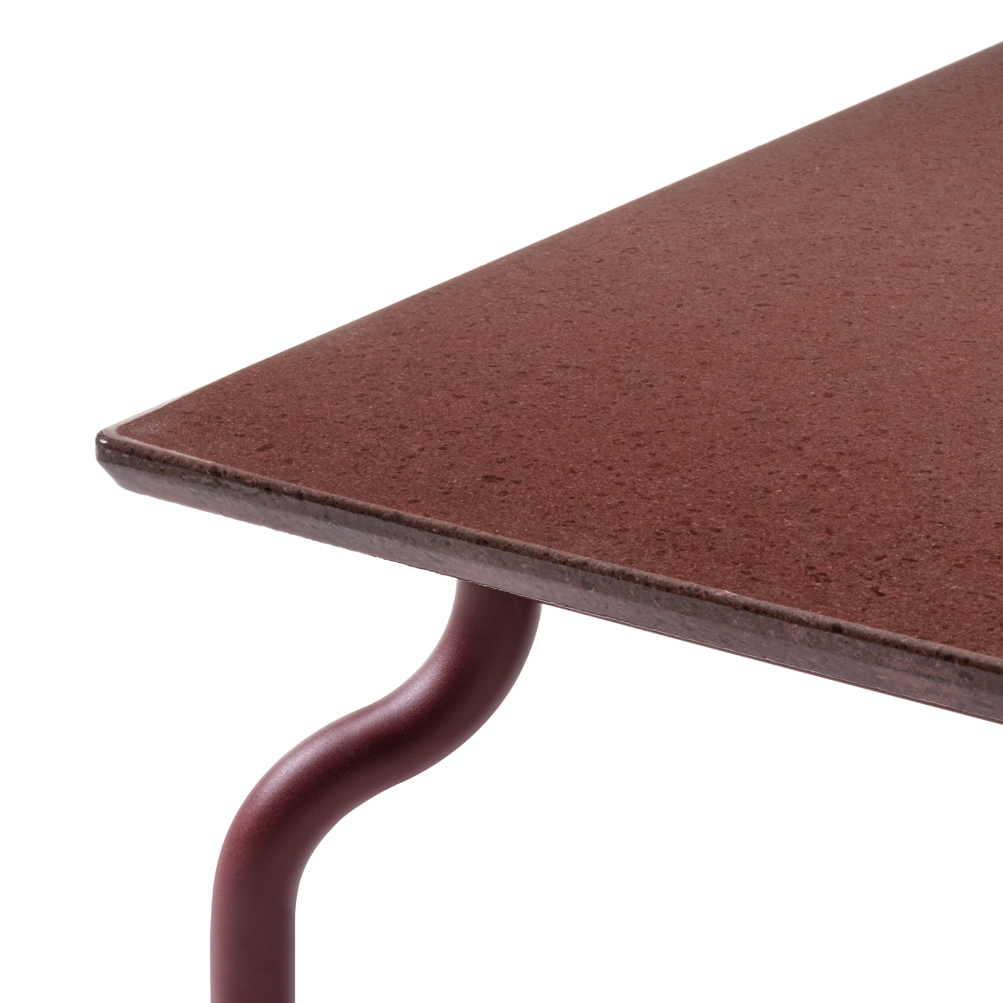 Garten-Couchtisch SOUTH roter Lavastein