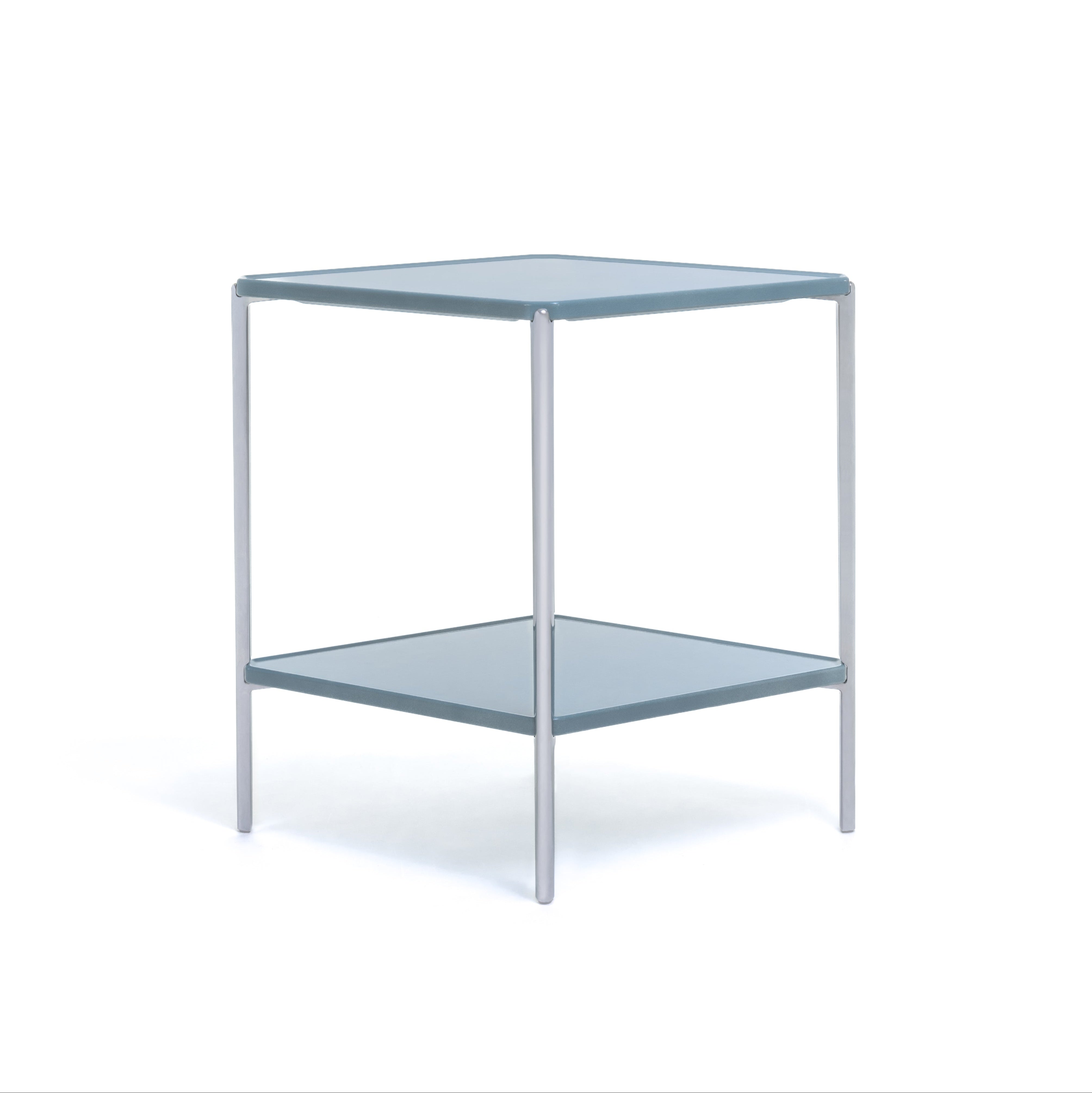 TAMBOUR shelf blue concrete