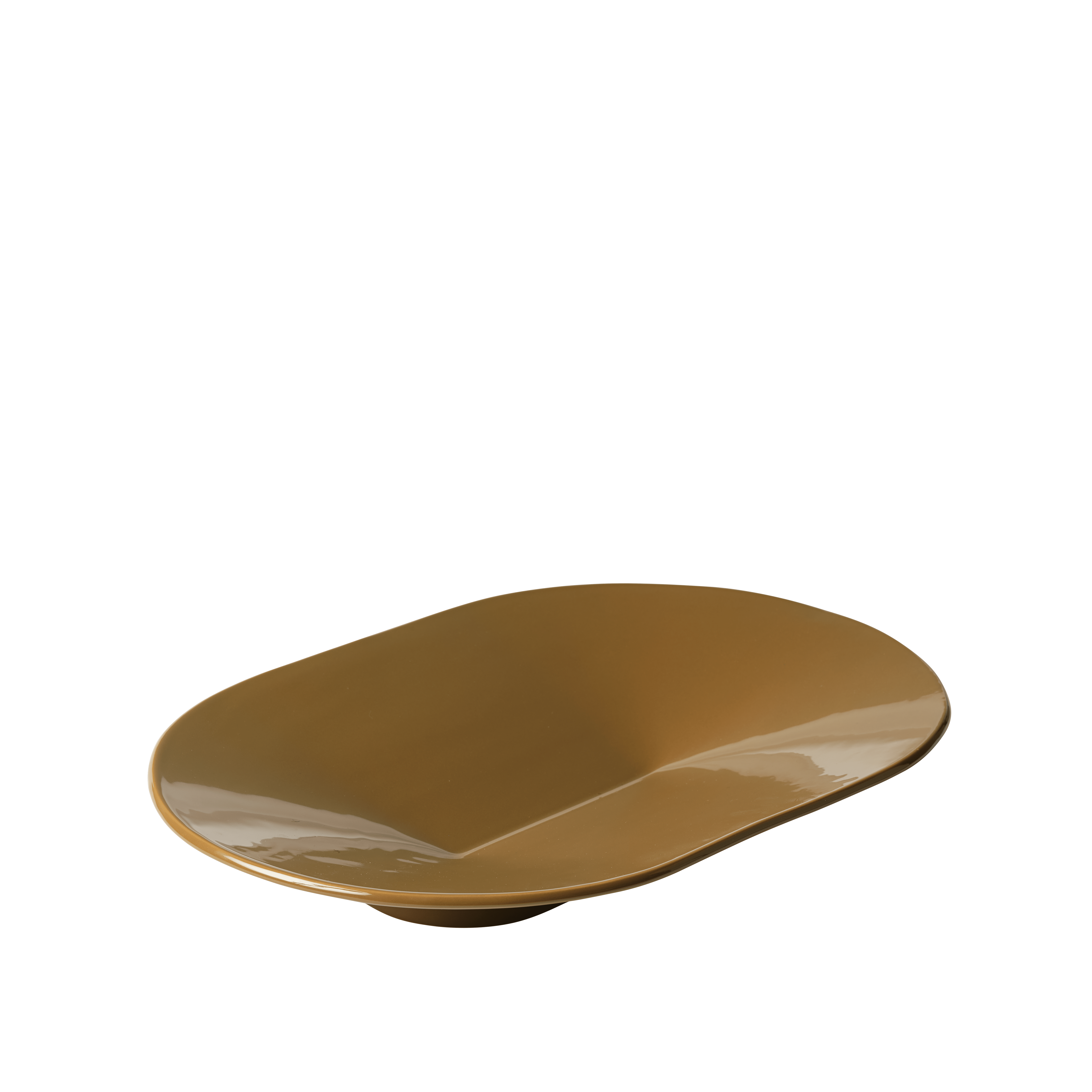 Brown Ceramic Platter MERE