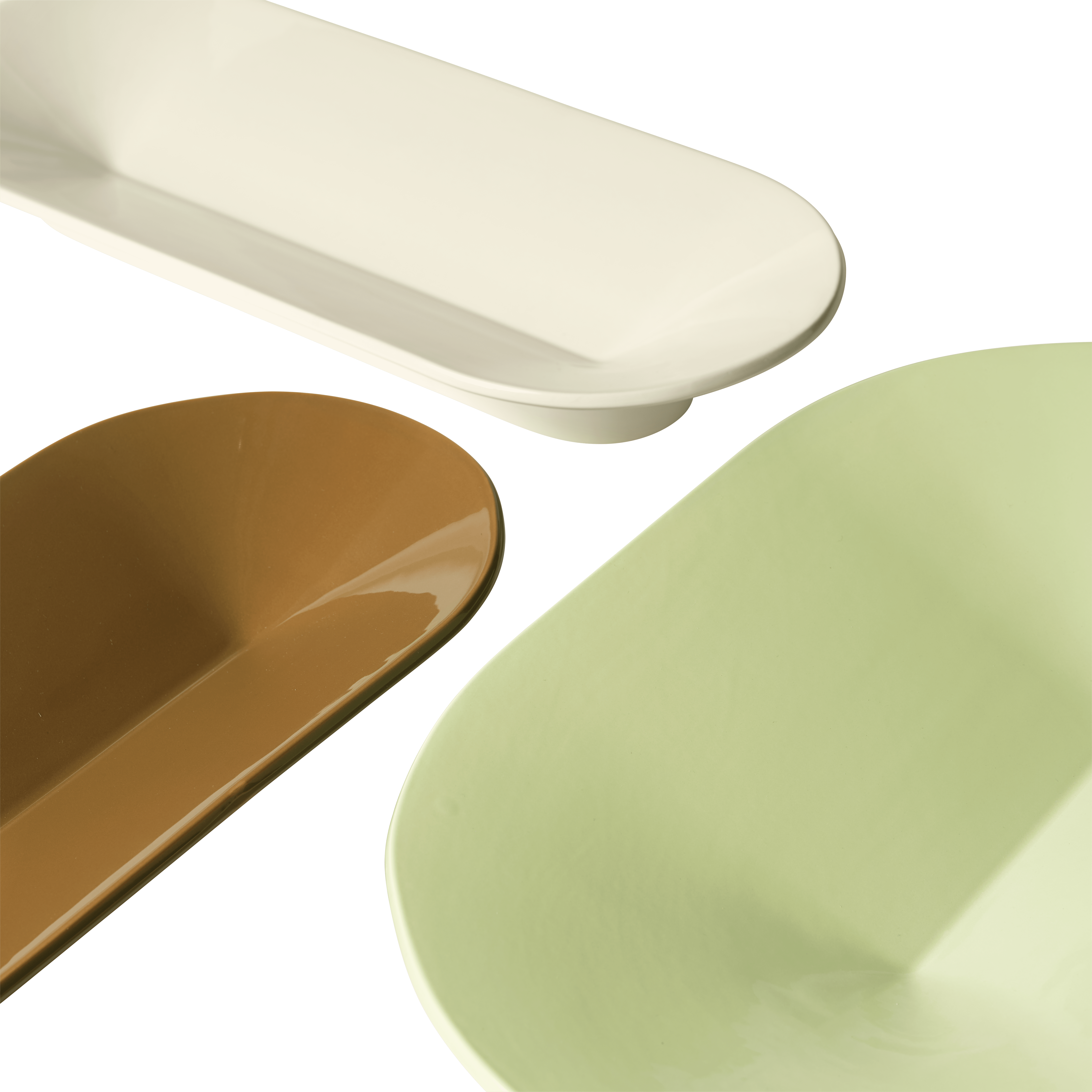 Light Green Ceramic Platter MERE