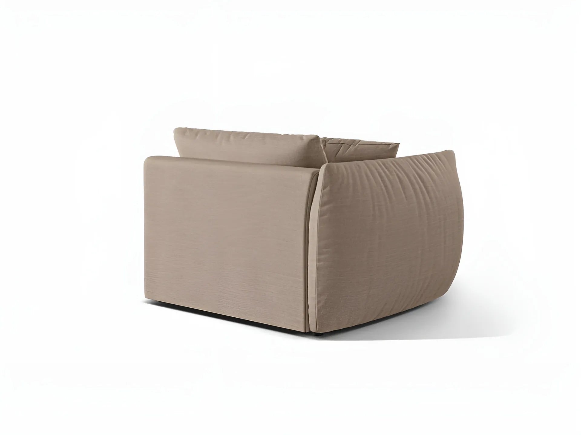 CHRIS modular sofa - wide left-sided element in sandy chenille