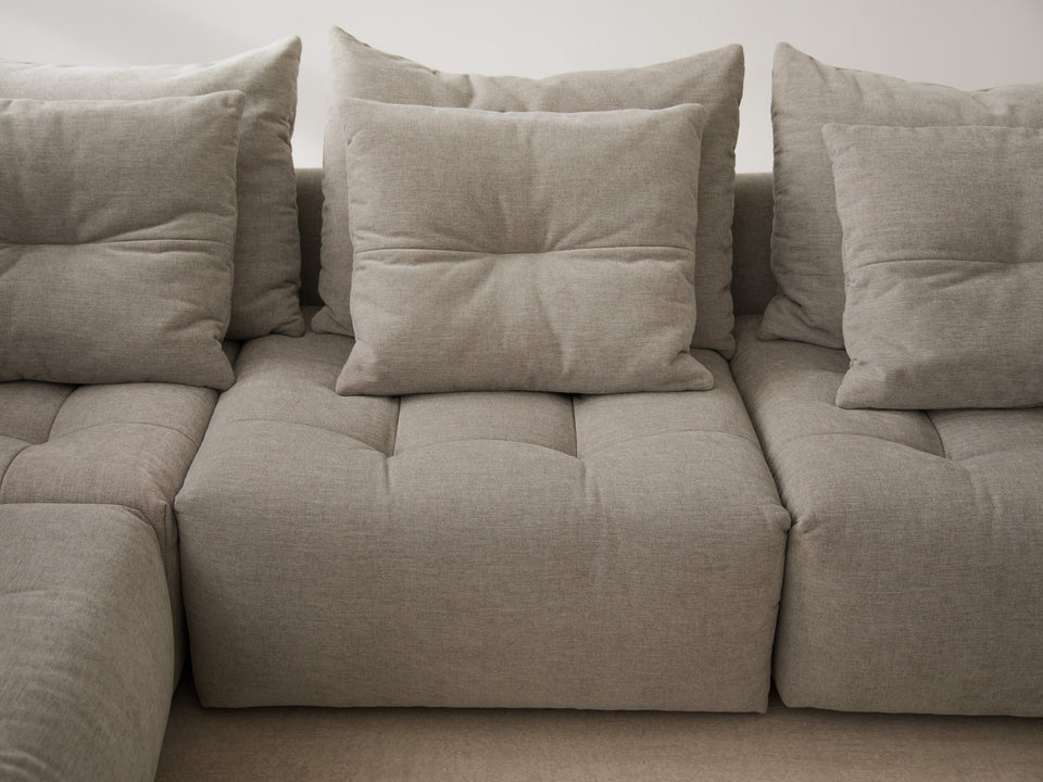 Bloom 4-person sofa beige