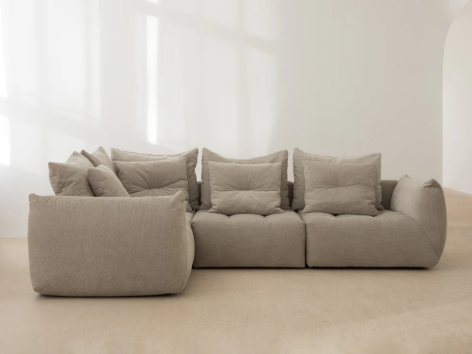 Bloom 4-person sofa beige