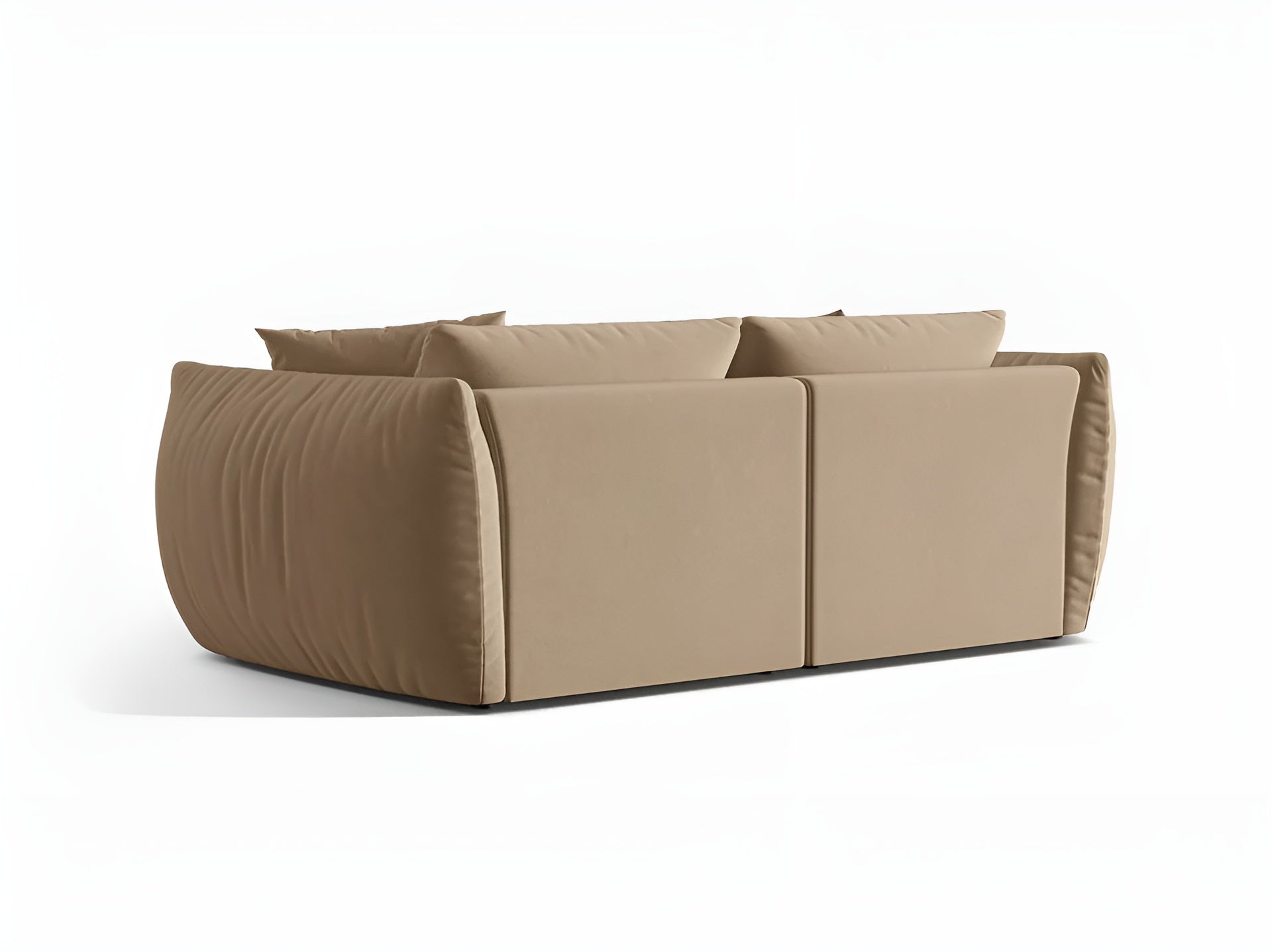 CHRIS Sand Velvet 3-Seater Sofa