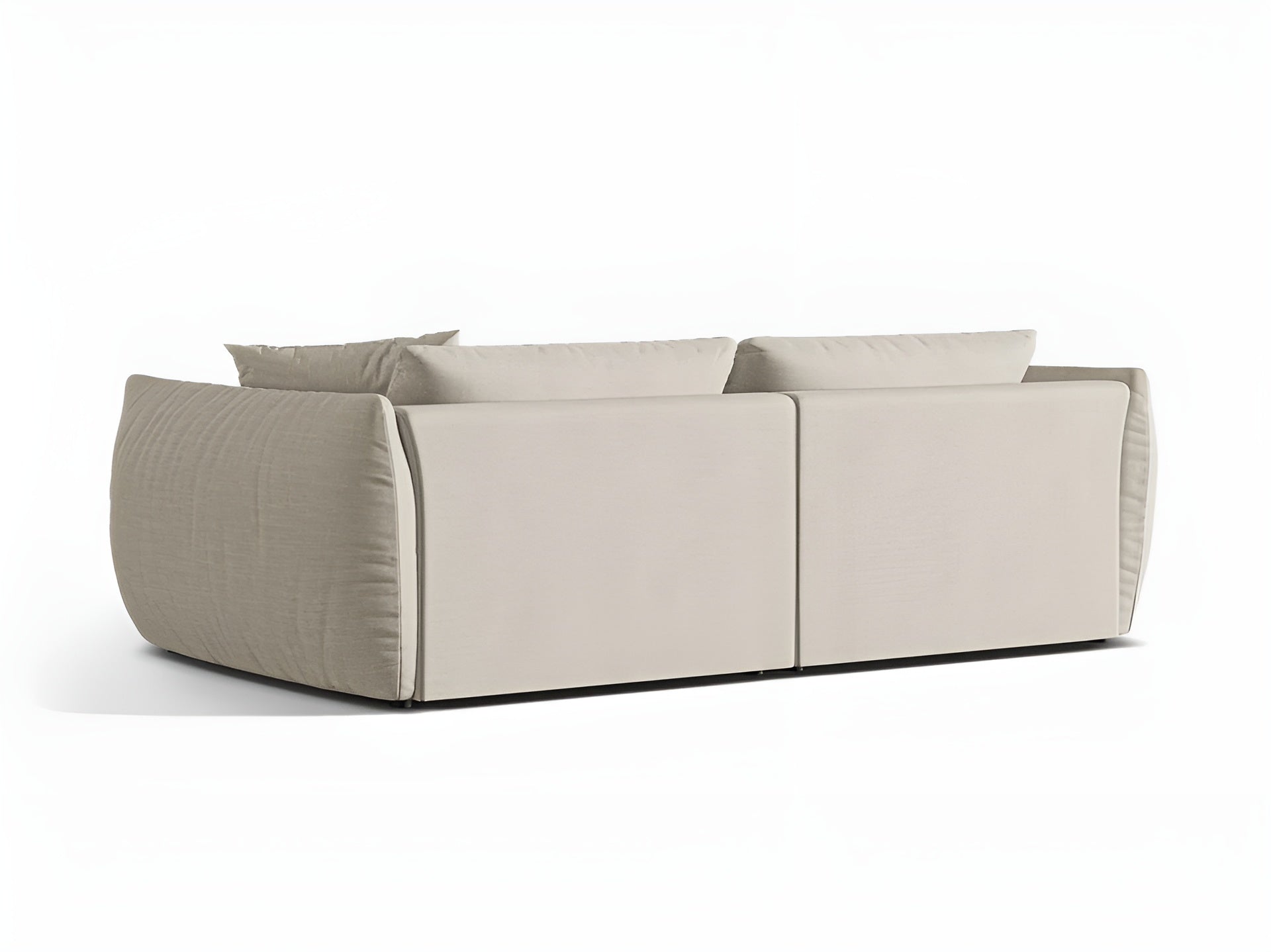 Sofa 4-sitzig CHRIS creme Chenille