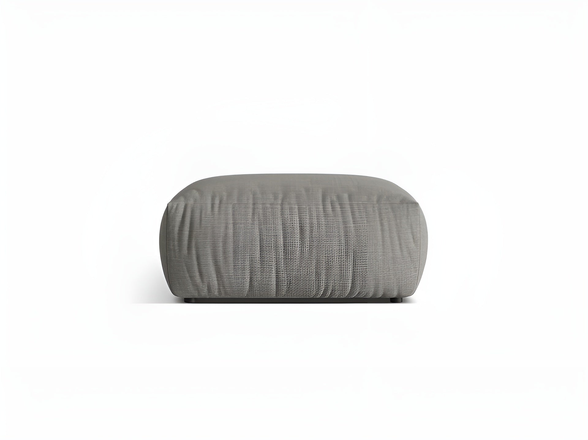 Puf CHRIS grauer Chenille