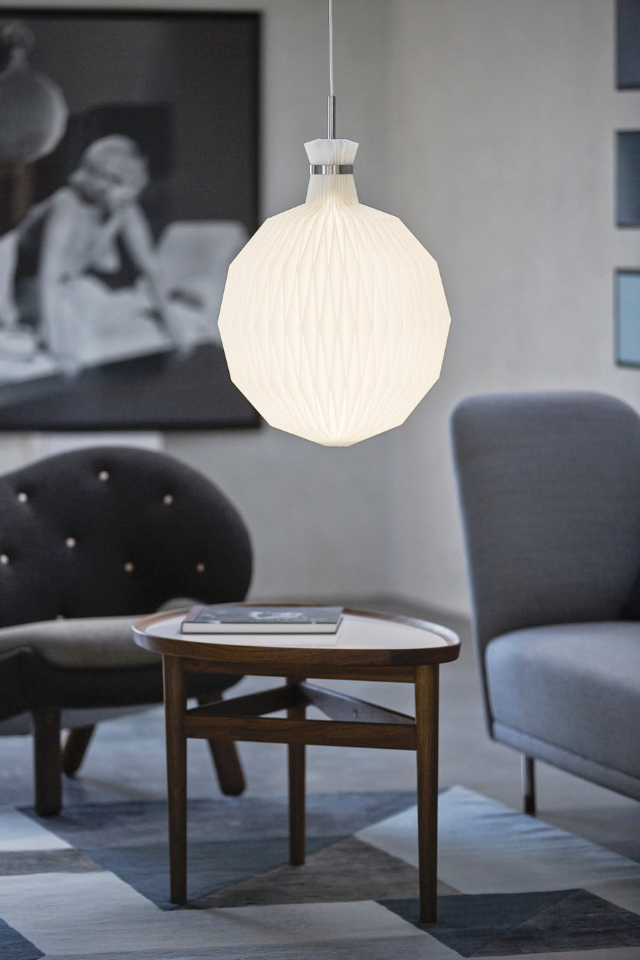 Aufhängung für Lampe MODELL 101 silber