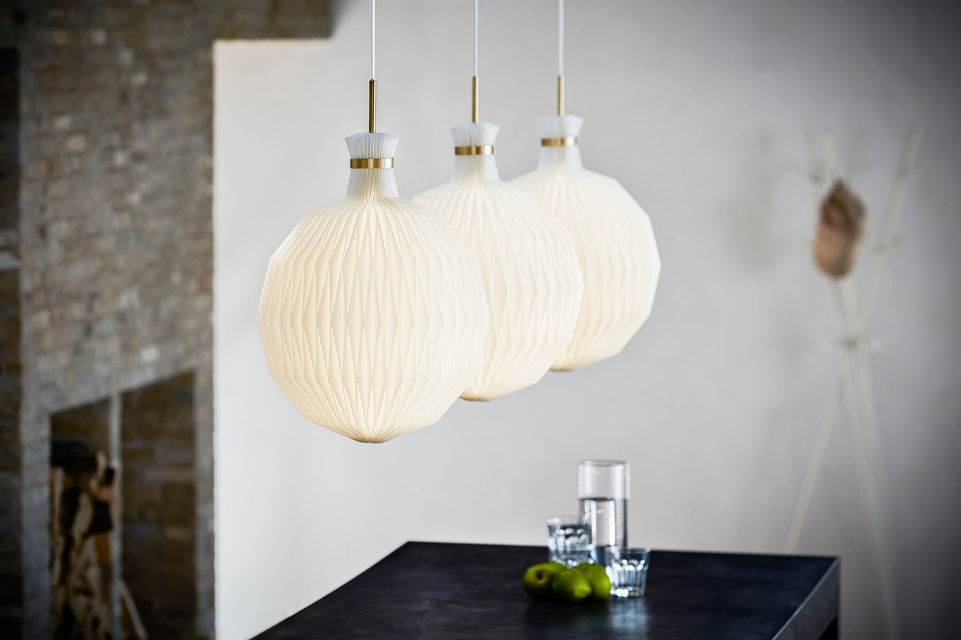 Aufhängung für Lampe MODELL 101 gebürstetes Messing