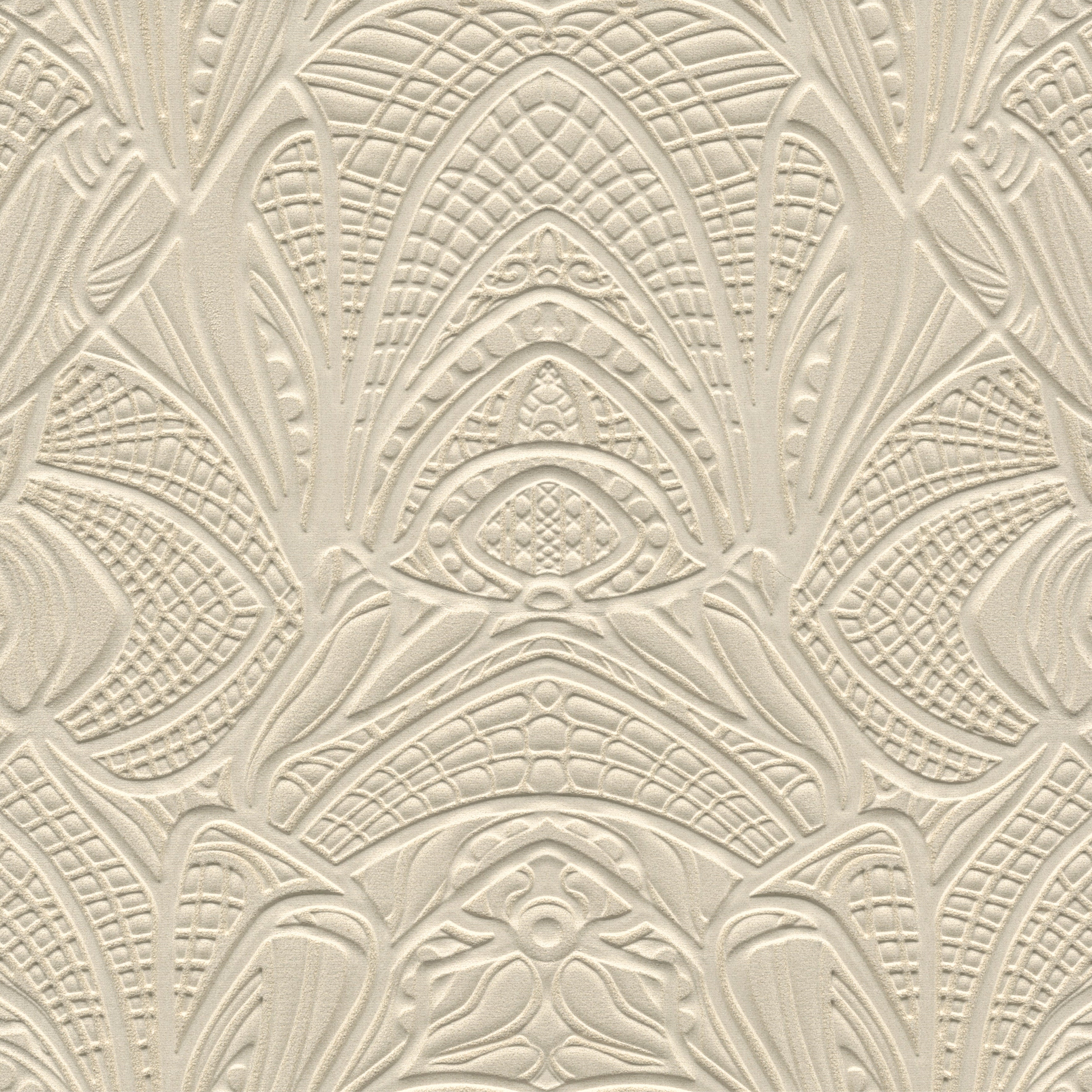 Textiltapete 3D Boucle Struktur LACY LONGLEGS beige-gold