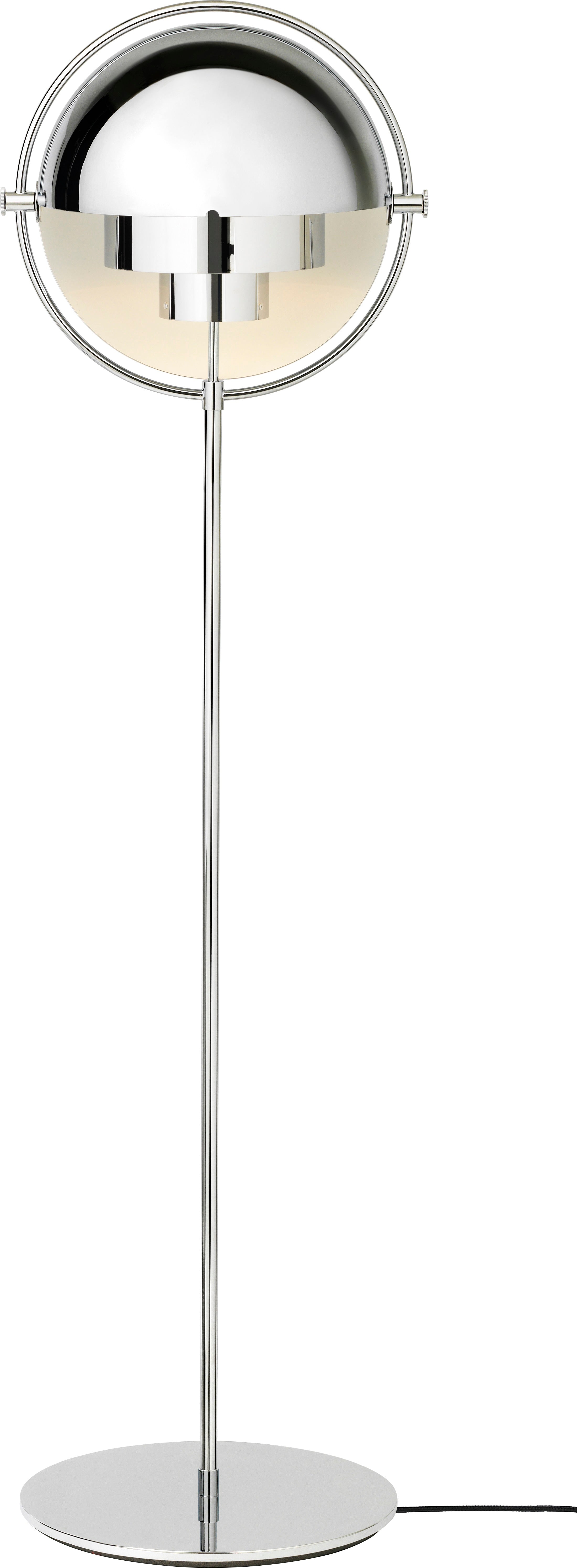 MULTI-LITE chrome floor lamp