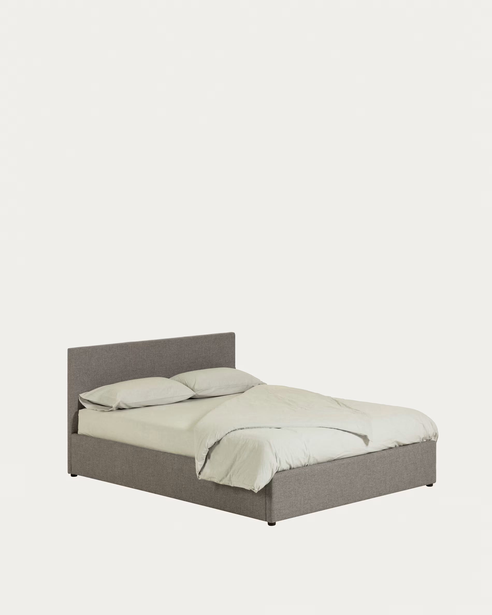 NAHIRI gray bed with storage