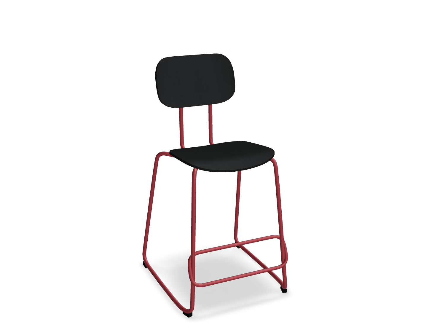 Hoker NEW SCHOOL czerwona podstawa – metal, .mdd