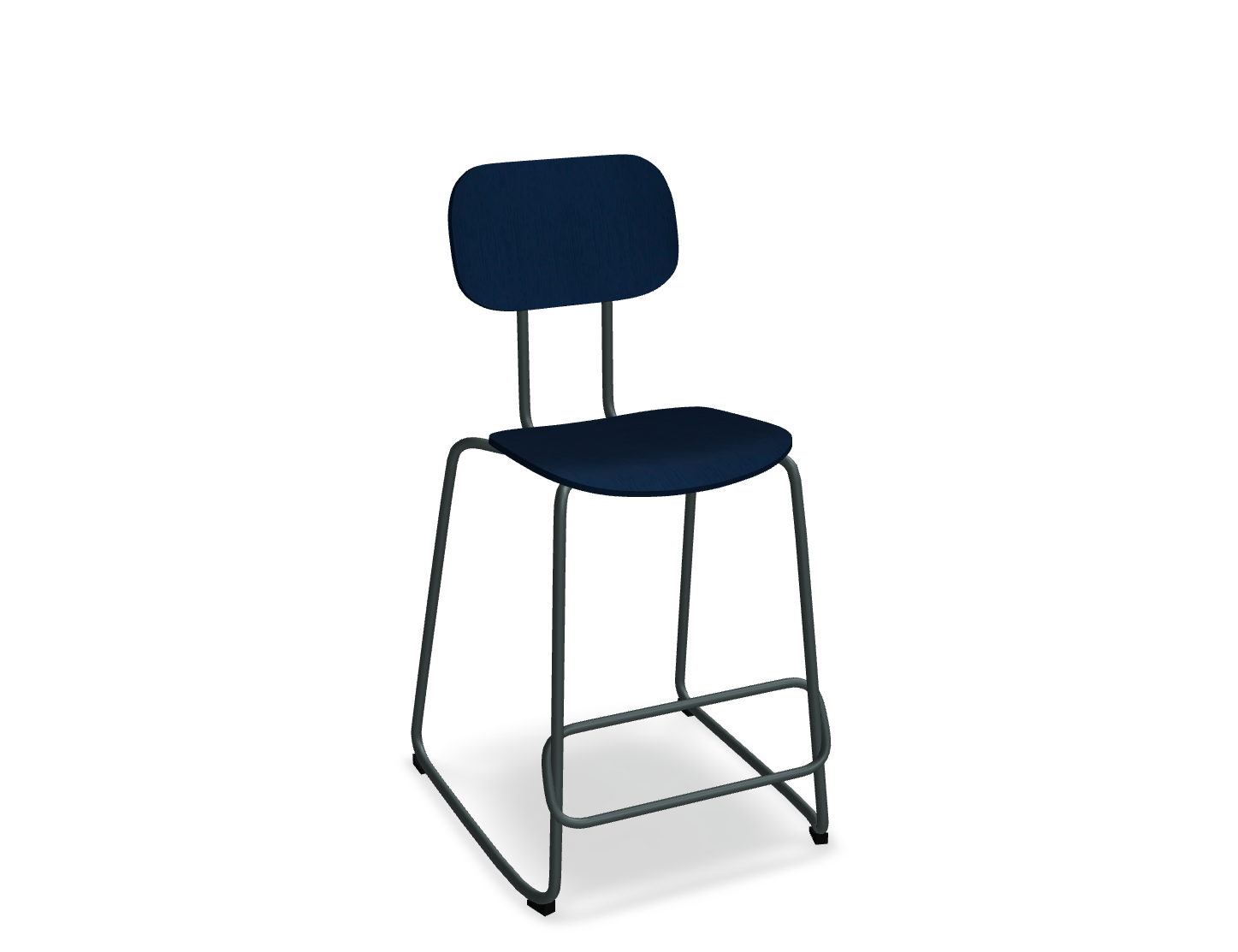Hoker NEW SCHOOL ciemnozielona podstawa – styl nowoczesny