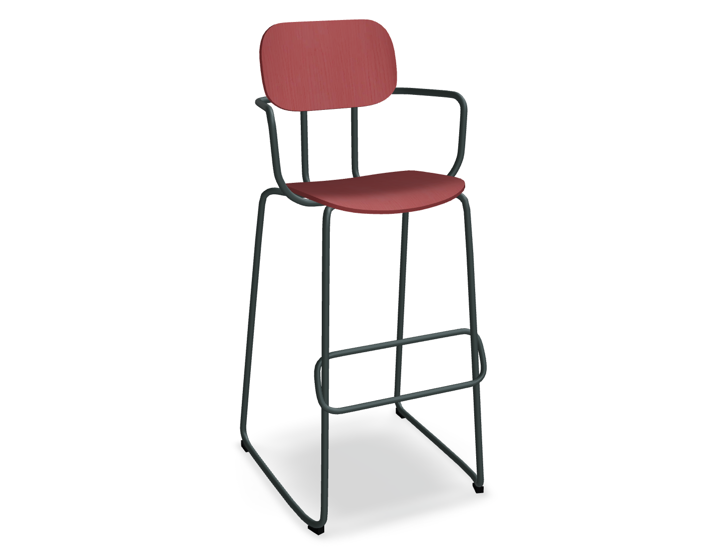 Hoker NEW SCHOOL ciemnozielona podstawa – metal