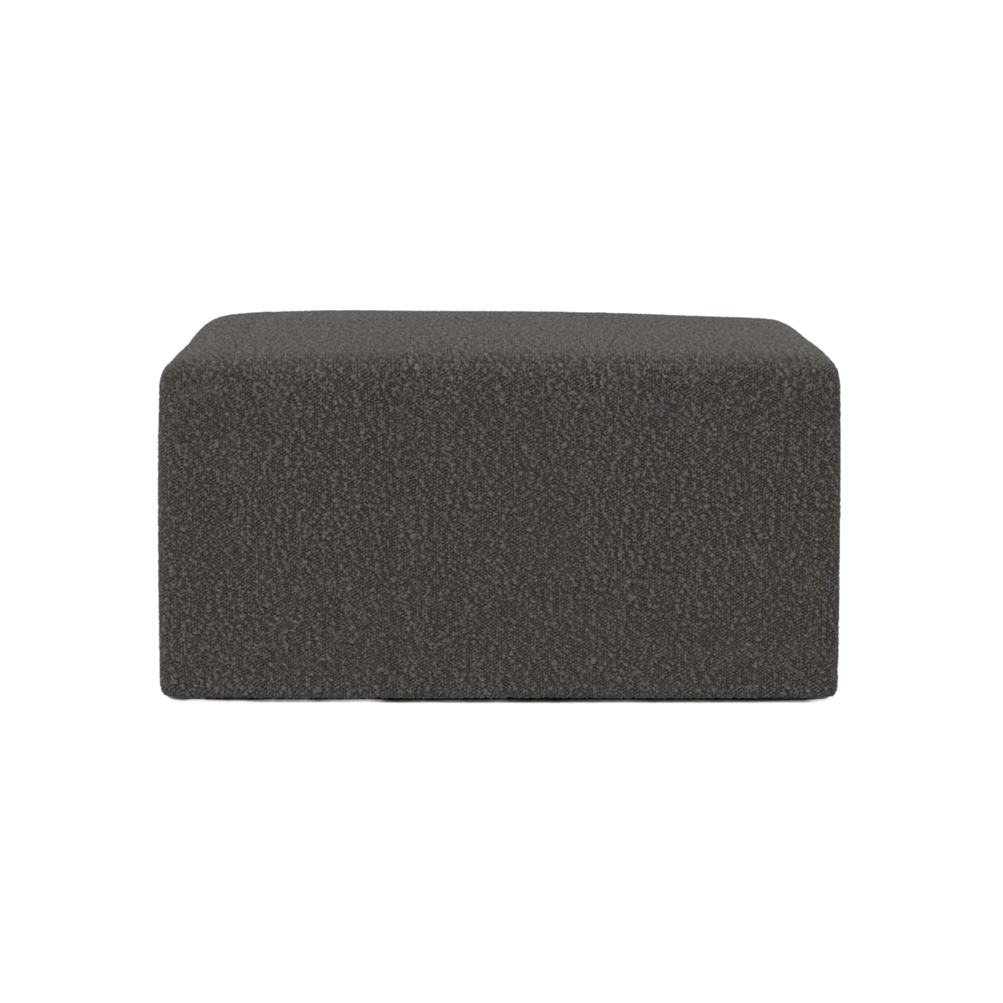 Modular Sofa TORI - Black Boucle Pouf