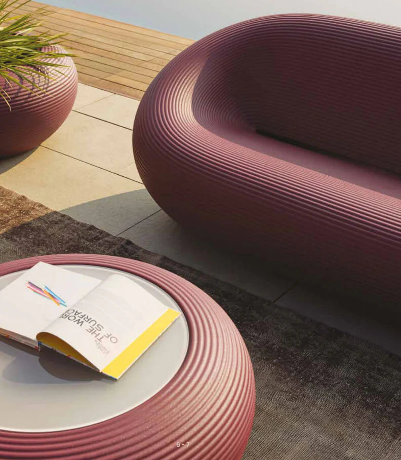 NAMI outdoor coffee table warm gray