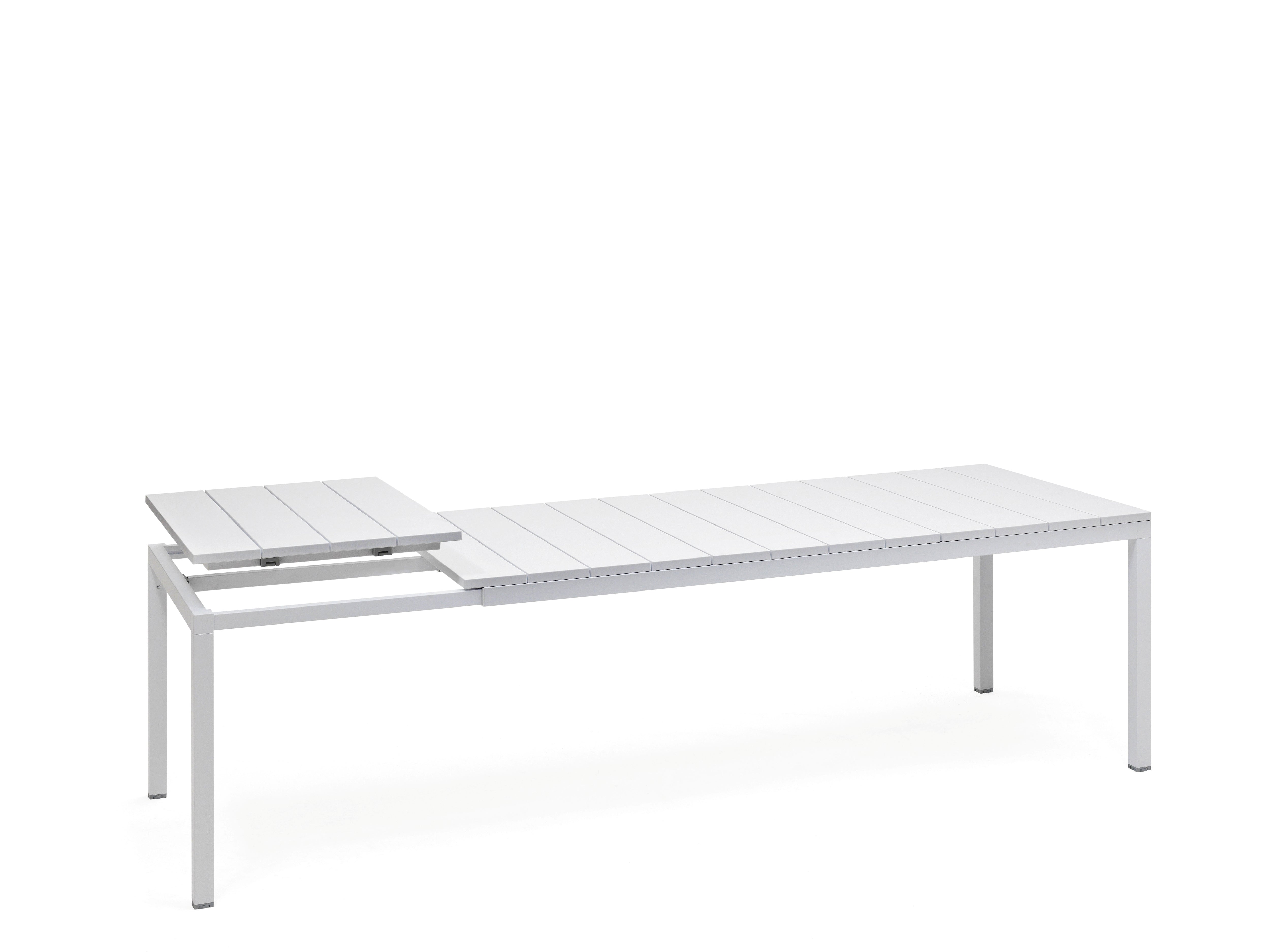 RIO white extendable outdoor table